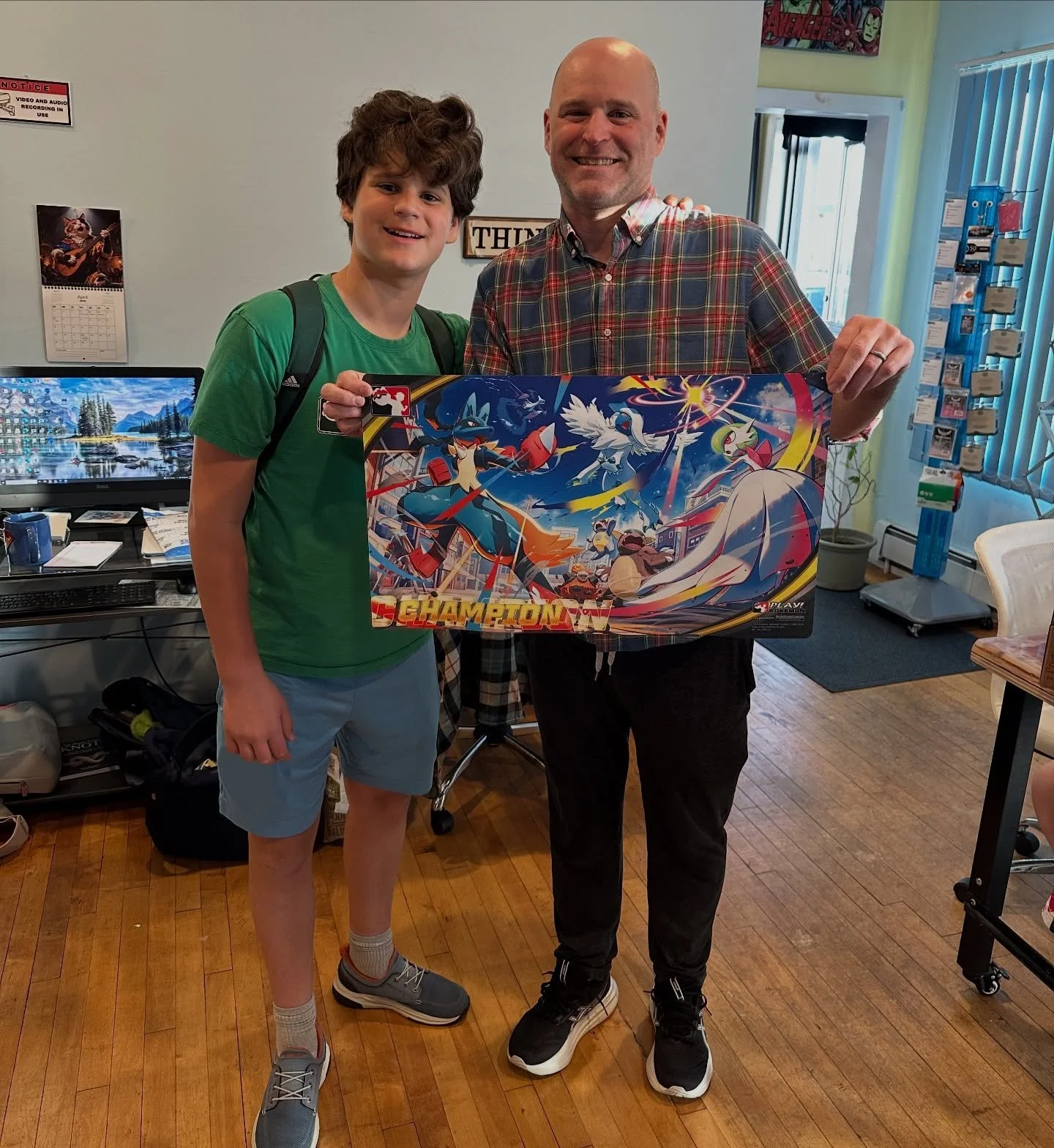 Thank you to everyone who came out to our SOLD OUT Pokemon TCG League Cup! We had 40 players (not including Giant Piplup or the cats 🐱🐱) who played wonderfully throughout the day. By the day&rsquo;s end, three players were crowned Champion- Reed (J