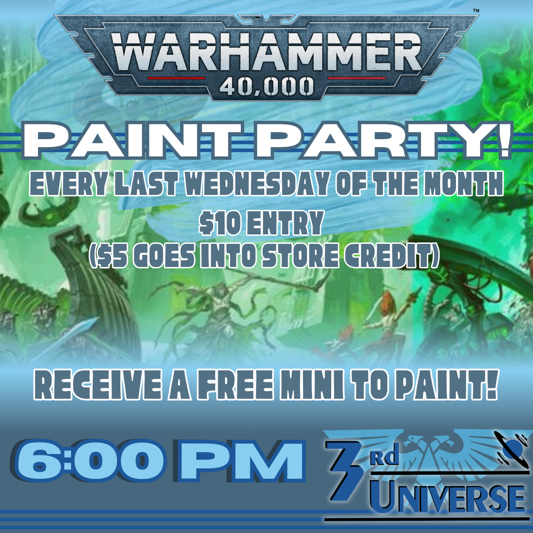 Warhammer Paint Party
