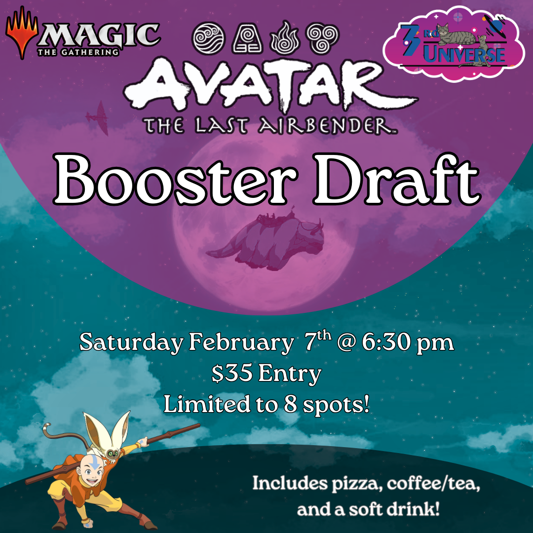MTG Avatar Draft Saturday Feb. 7th @ 6:30 pm