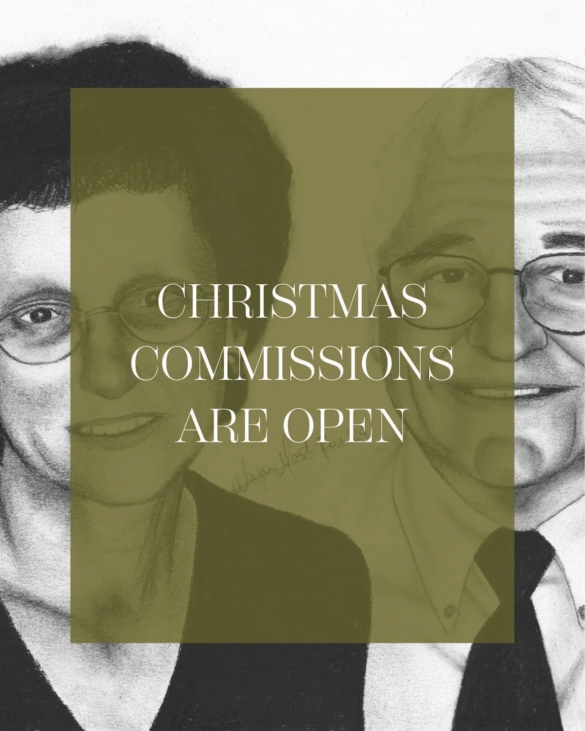 My Christmas commissions are open!!
If you are looking for a nice gift for your family, friends, or yourself now is the time to reach out! I am taking a very limited number due to my busy schedule!