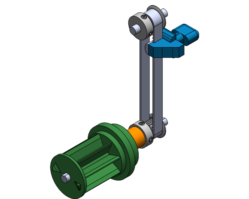 Final CAD Shaft and Drum Sub Assembly