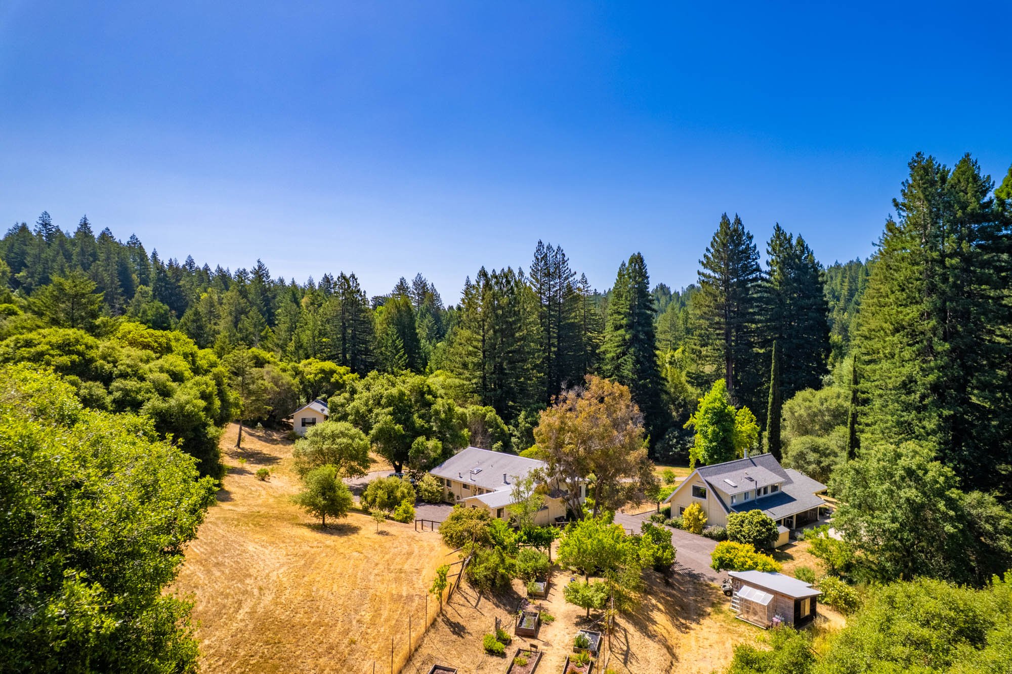 Encompassing gently rolling meadows, mature woodlands, and cultivated spaces, the landscape is a haven of productivity, and peace.