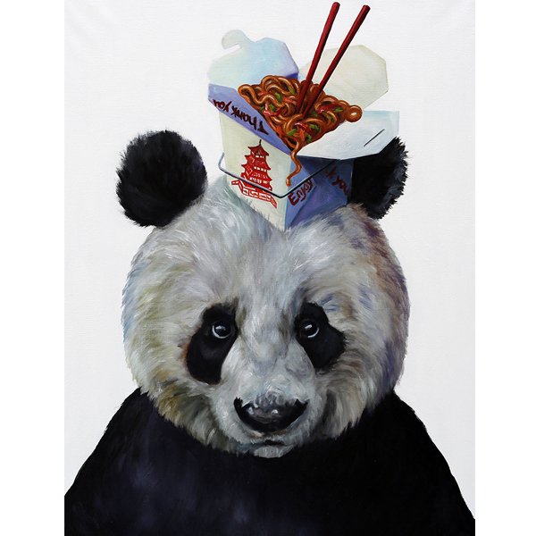 "Panda Takeaway" - SOLD