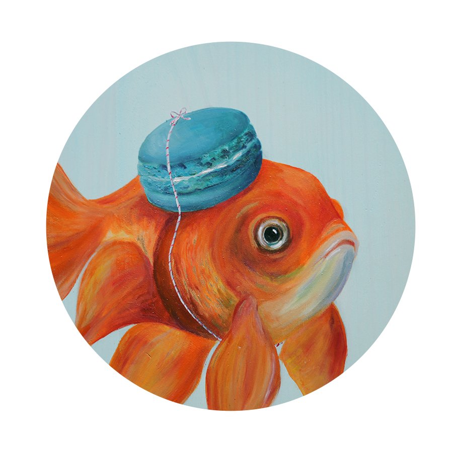 "Macaroon Delivery" - SOLD