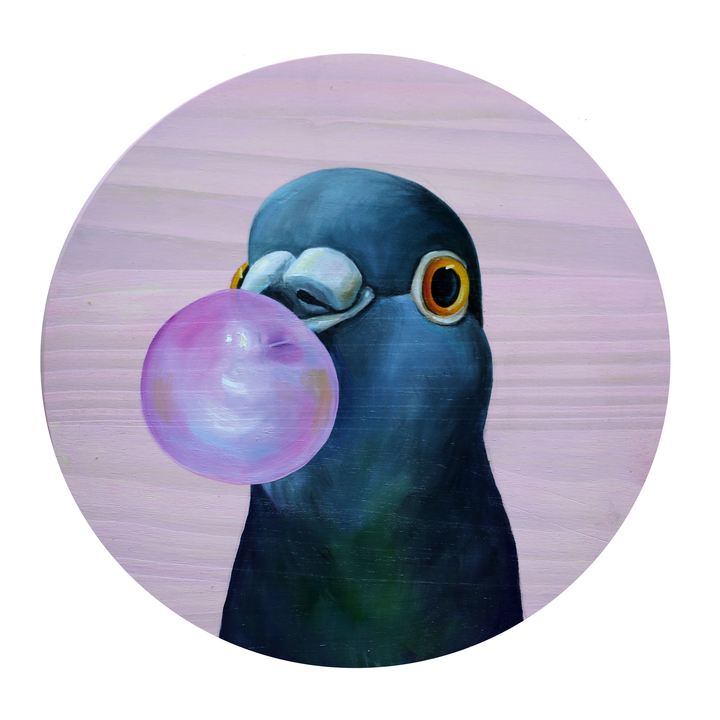 "Bubble Gum Girl" - SOLD