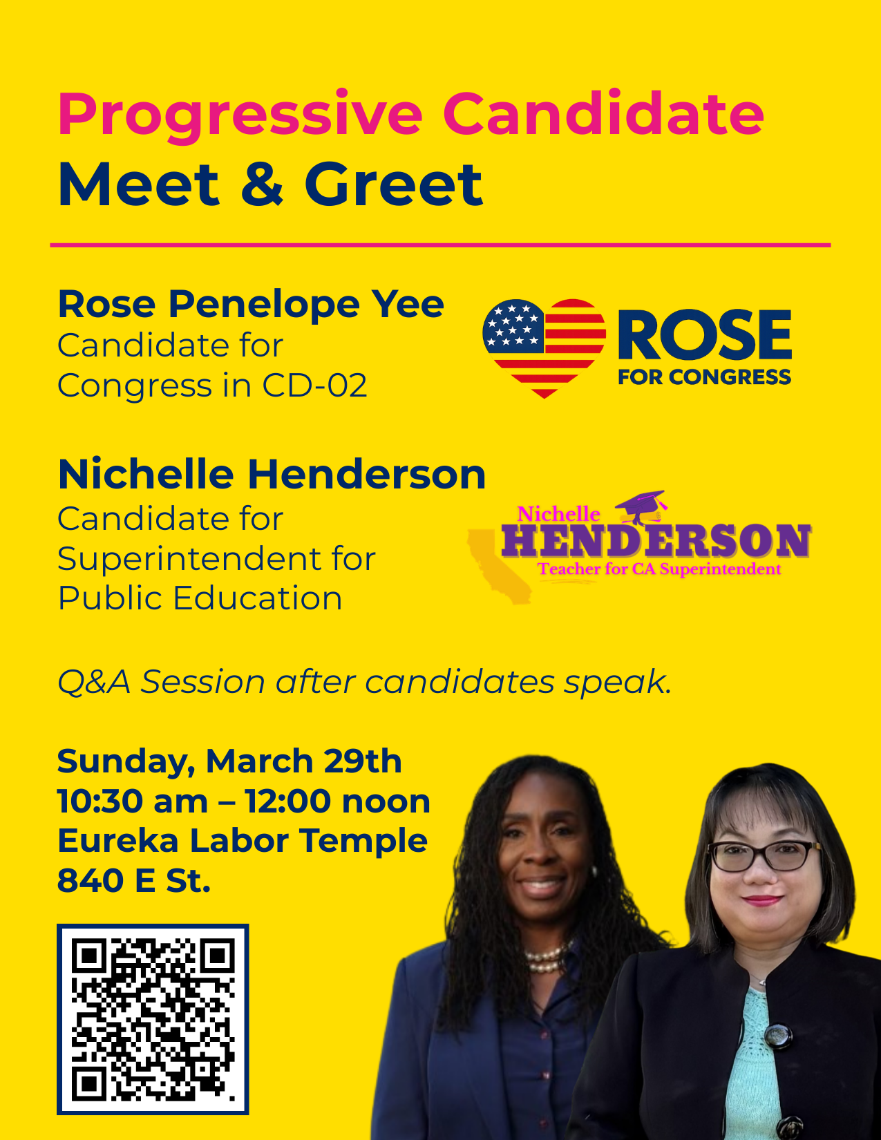 Progressive Candidate Meet &amp; Greet in Eureka