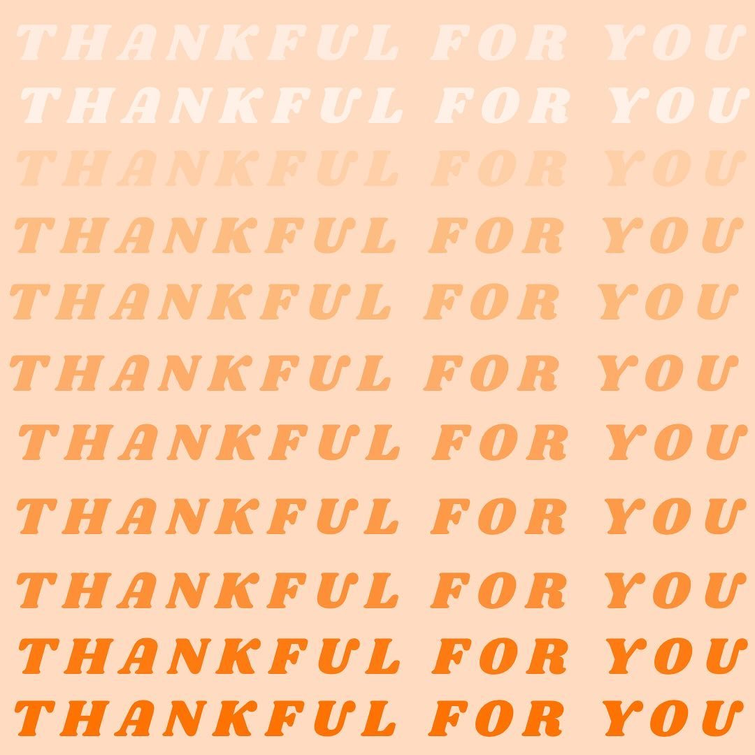 Taking a moment to tell you, my friends, clients and colleagues, just how very thankful I am for your support. As a small business owner, I love connecting with you all on Instagram and I treasure each and every like, comment and DM. 

In a personal 