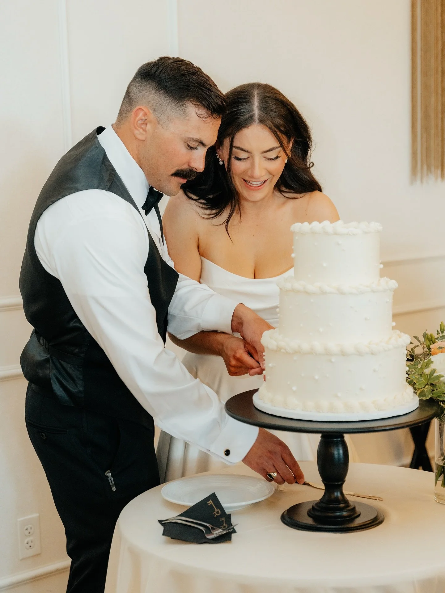 Still not over how stunning these two are 🥹

It was such an honor to be a small part of their big day &mdash; what a joy to witness a love like this

Vendor team: 
Planner: @rhymeandreasonevents
DJ: @vciaudio 
Photobooth: @boisefunbox 
Photo: @laure
