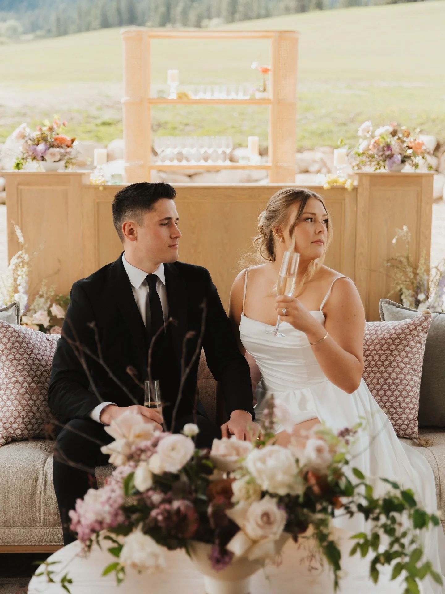 Beautiful furniture rentals help elevate weddings and create a comfortable, stylish space for guests to relax and connect. Thoughtful details like these make all the difference in the guest experience. ✨@rustiquerentalsandeventdesign 

Vendor Team:
P