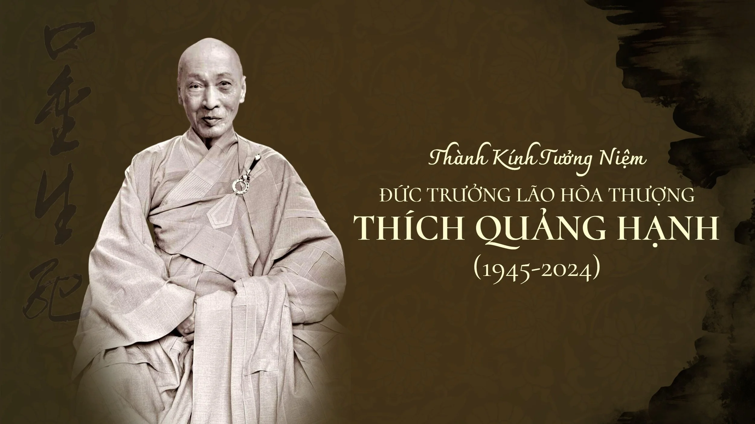 Trang Tưởng Niệm Đức Trưởng Lão Hòa Thượng Thích Quảng Hạnh (1945-2024)