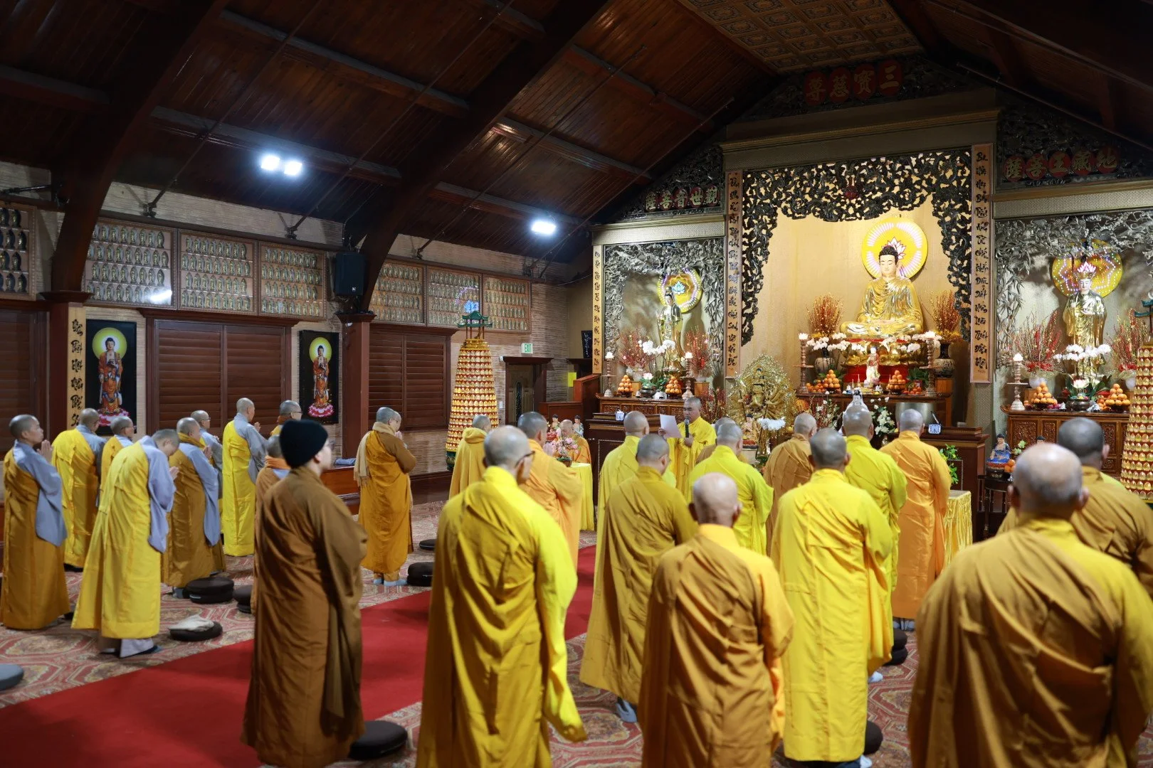 Chương Trình An Cư Kiết Đông 2025 được tổ chức tại Chùa An Lạc, San Jose.