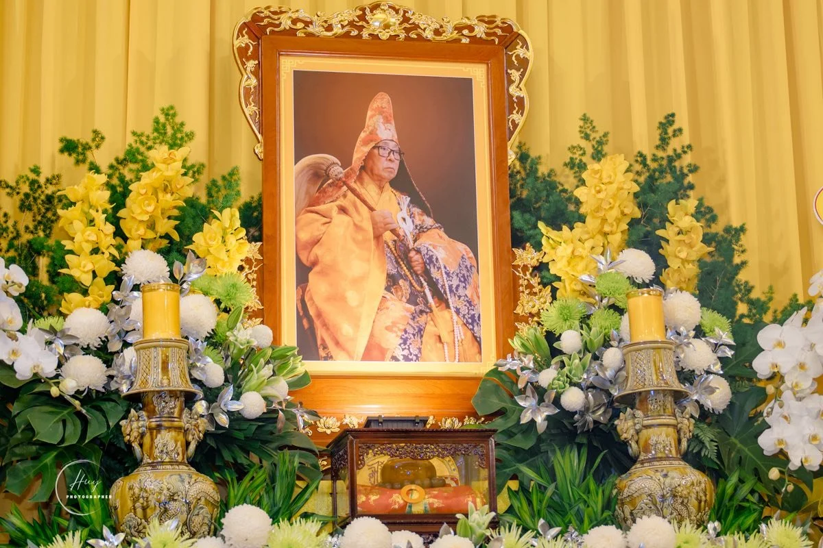 Hình ảnh: Trang nghiêm Lễ nhập kim quan Trưởng lão Hòa thượng Thích Như Tín