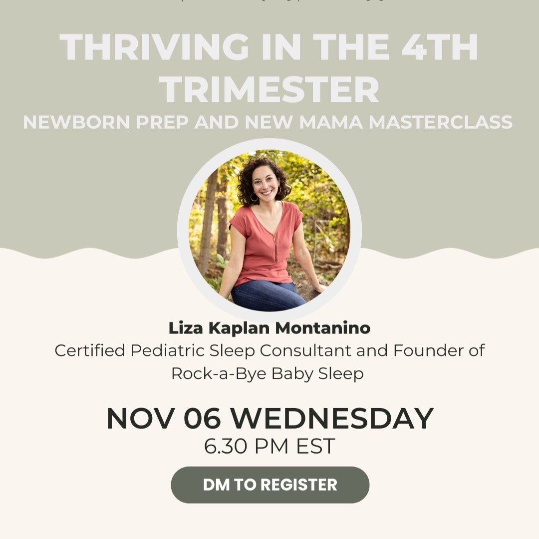 New and expecting parents, let&rsquo;s help you set up for success in the fourth trimester! 

We&rsquo;re thrilled to be partnering with Liza, Owner and Founder of Rock-A-Bye Baby Sleep, to host a virtual masterclass designed just for you: Thriving i