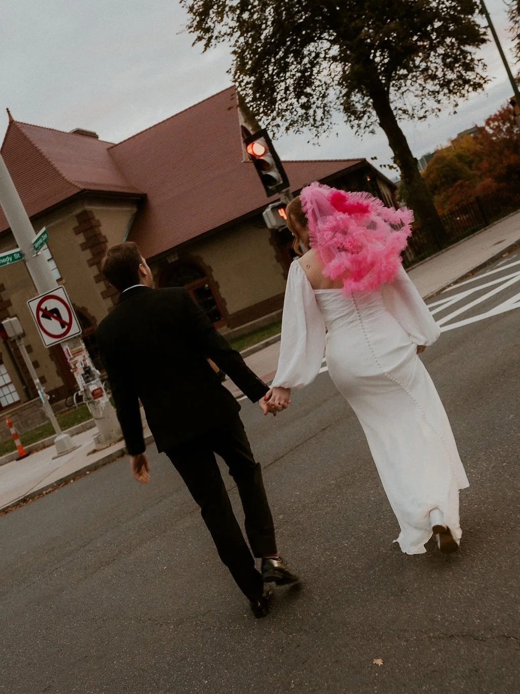 &lsquo;til death do us disco 🪩💃🏻🕺🏻

Rosie &amp; Barry came to us with a very niche request and it was right up our alley: a kitschy, disco-centric, Vegas-elopement-style wedding celebration. We said say lesssss

Every detail was intentional, pla