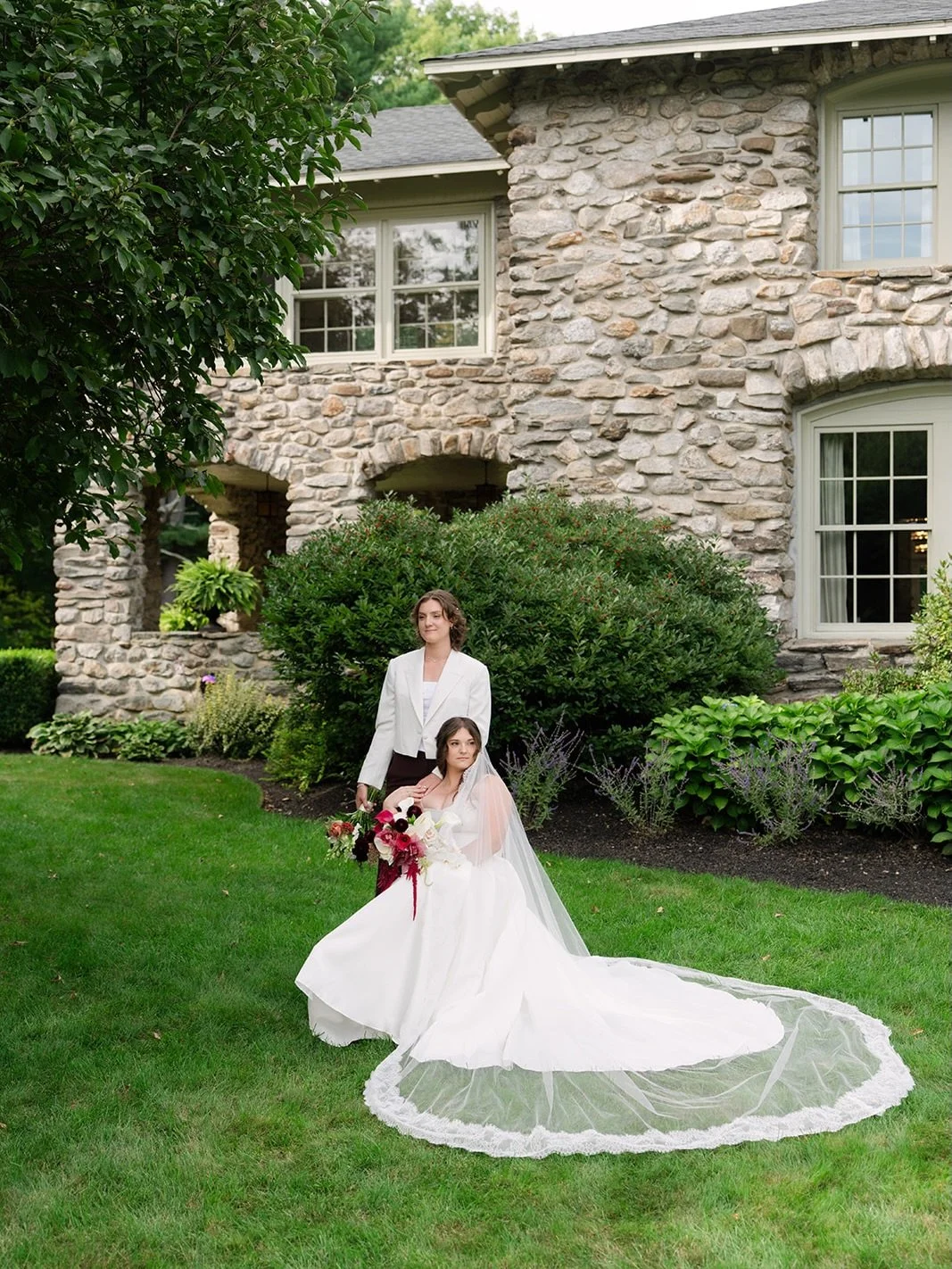 Two brides are better than one, dontcha think?!

Obsessed with Morgan and Xaley and their realness. These two chose to officiate their own ceremony since they were already legally married, and it was such a beautiful, personal testament to their love