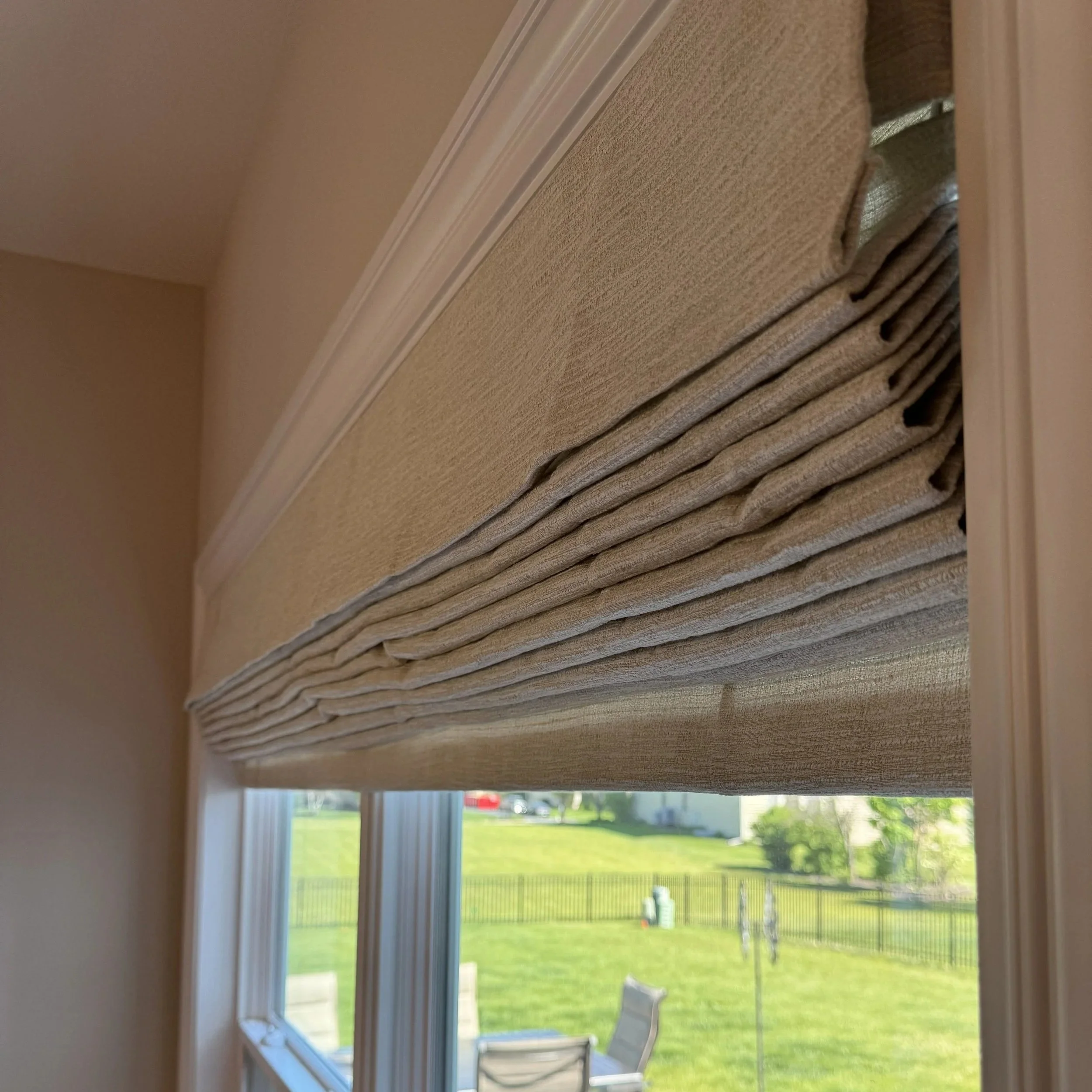Roman Shade Stack Hunter Douglas