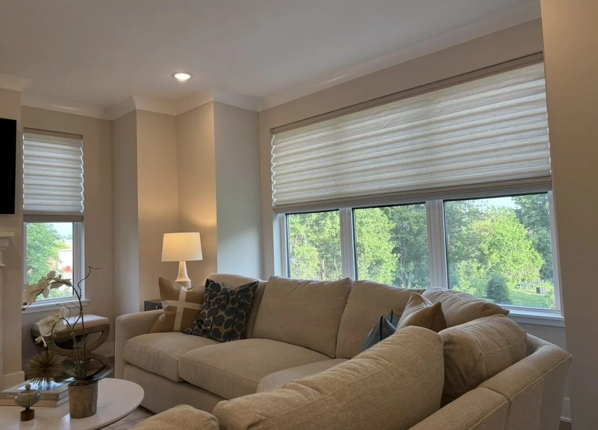Roman Shade Modern Vignette Hunter Douglas