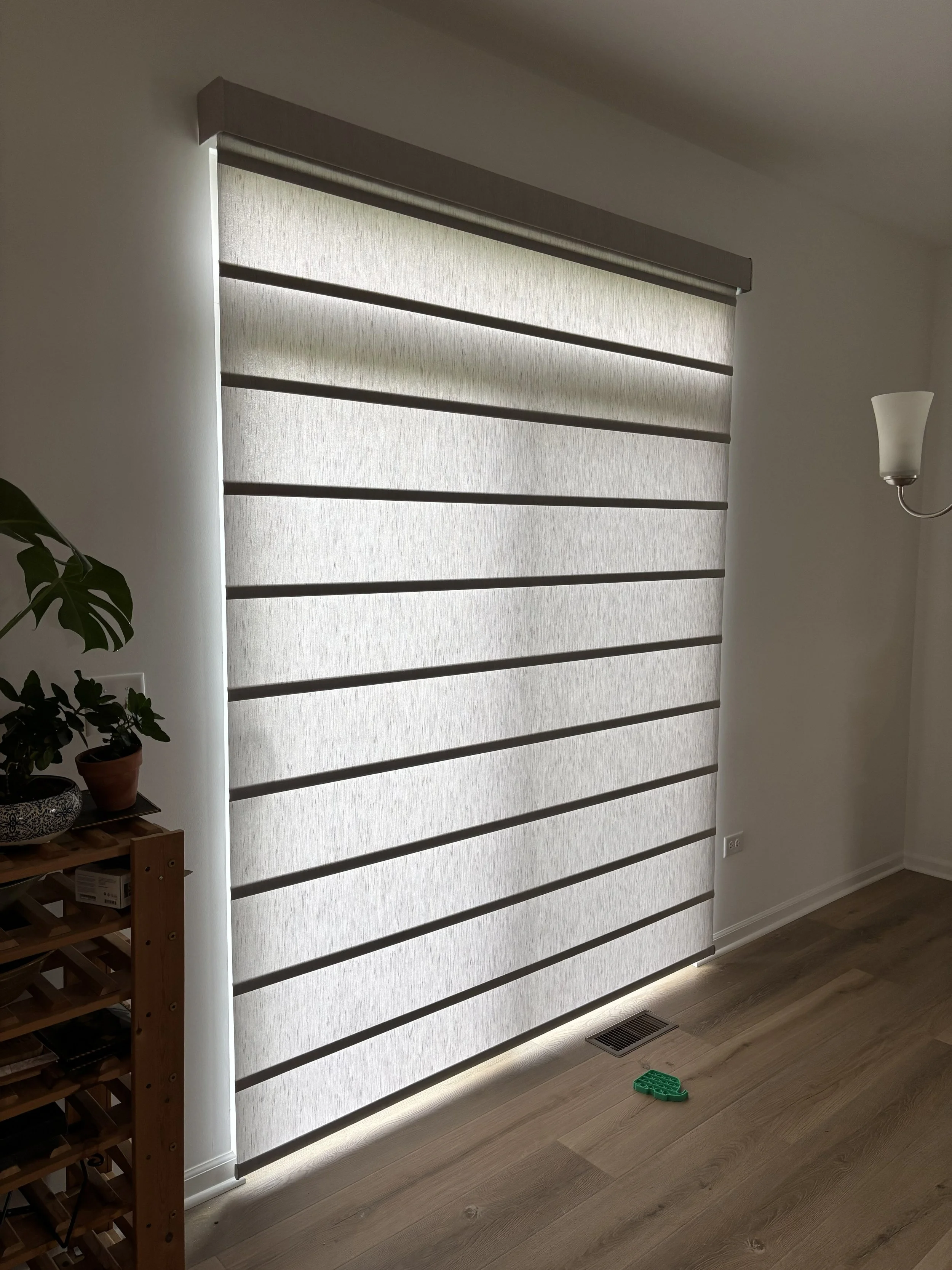 Slider Patio Door Modern Roller Shade Hunter Douglas 