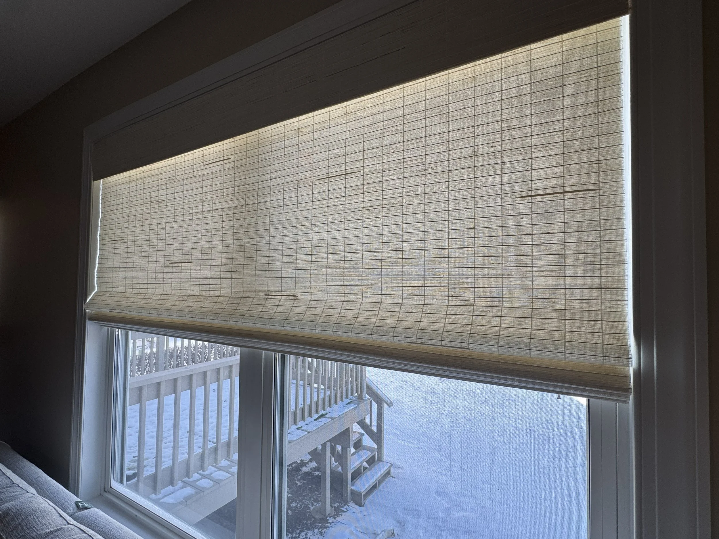 Woven Wood Roman Shade Hunter Douglas