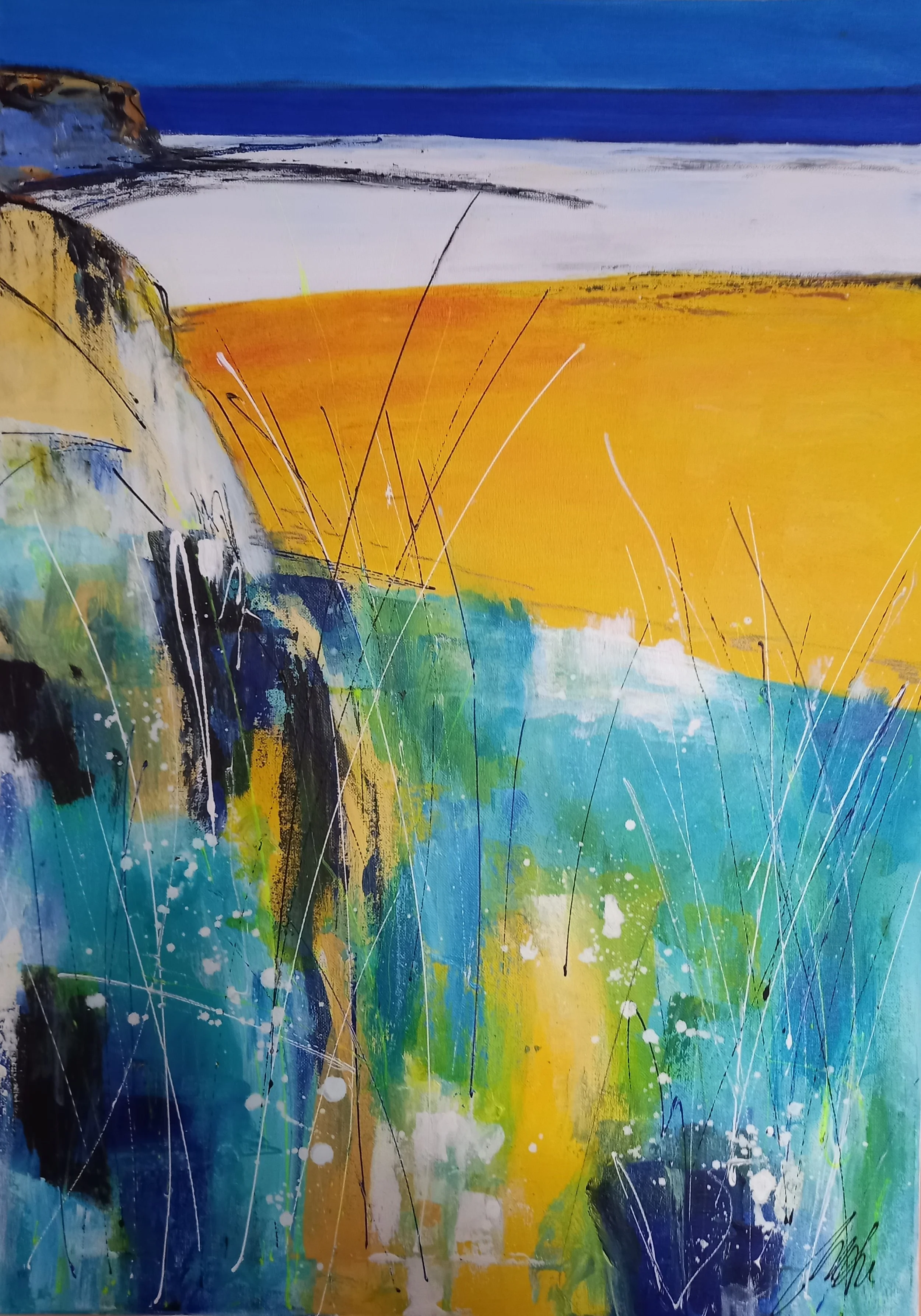 Küstenlandschaft  50 x 70