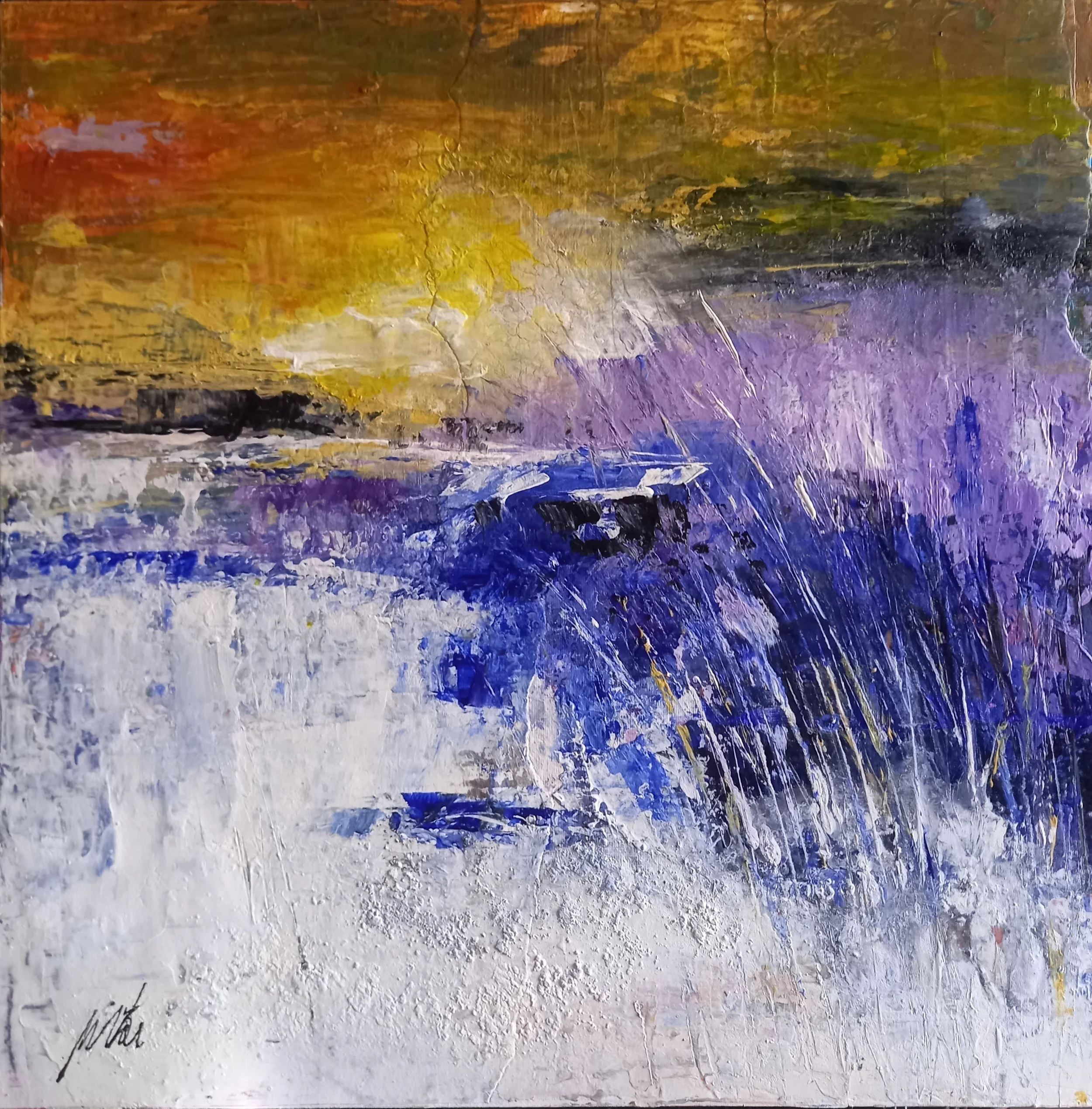 Erster Frost  40 x 40