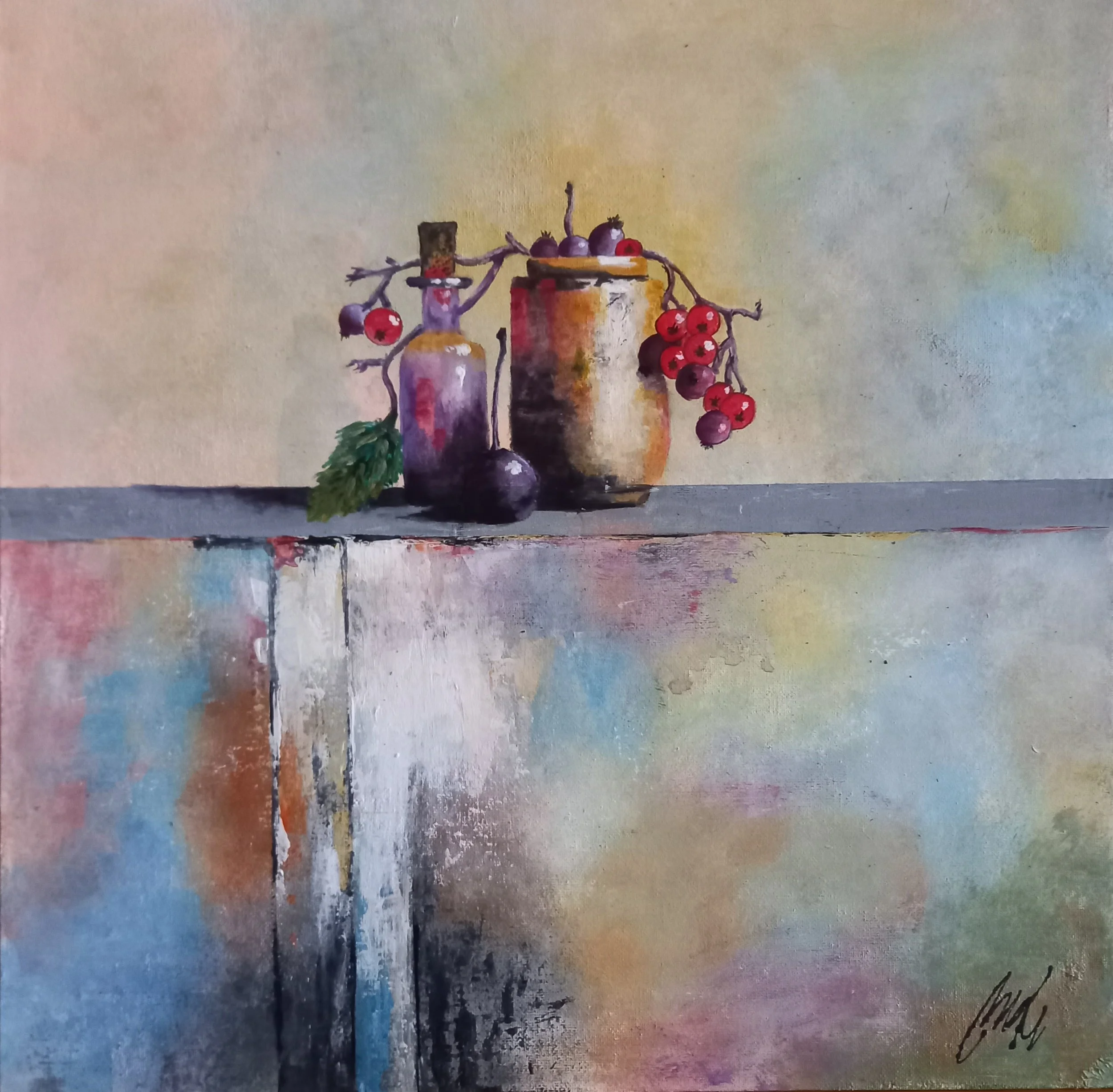 Beerenzeit  40 x 40