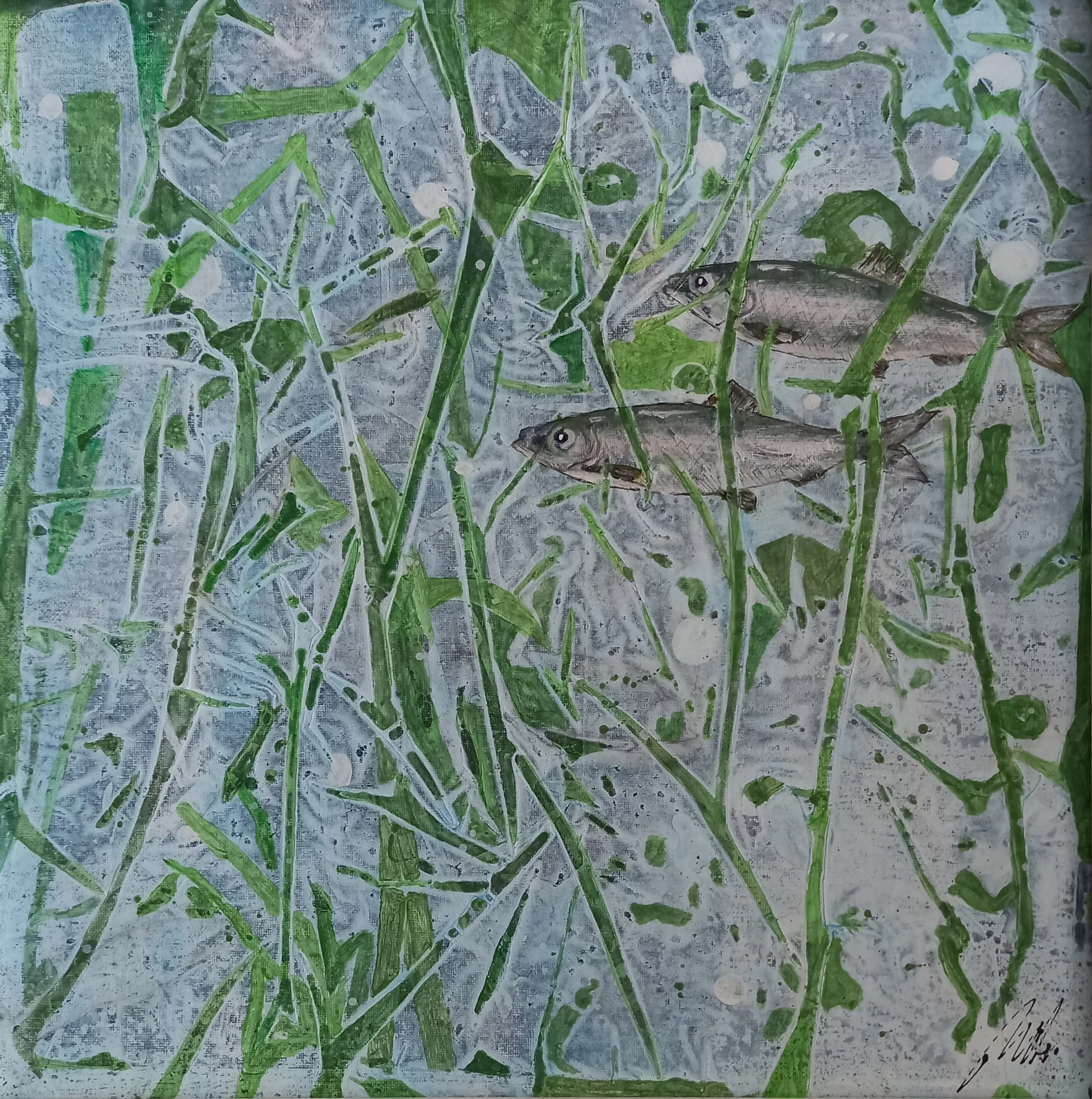 Unterwasserwald  40 x 40