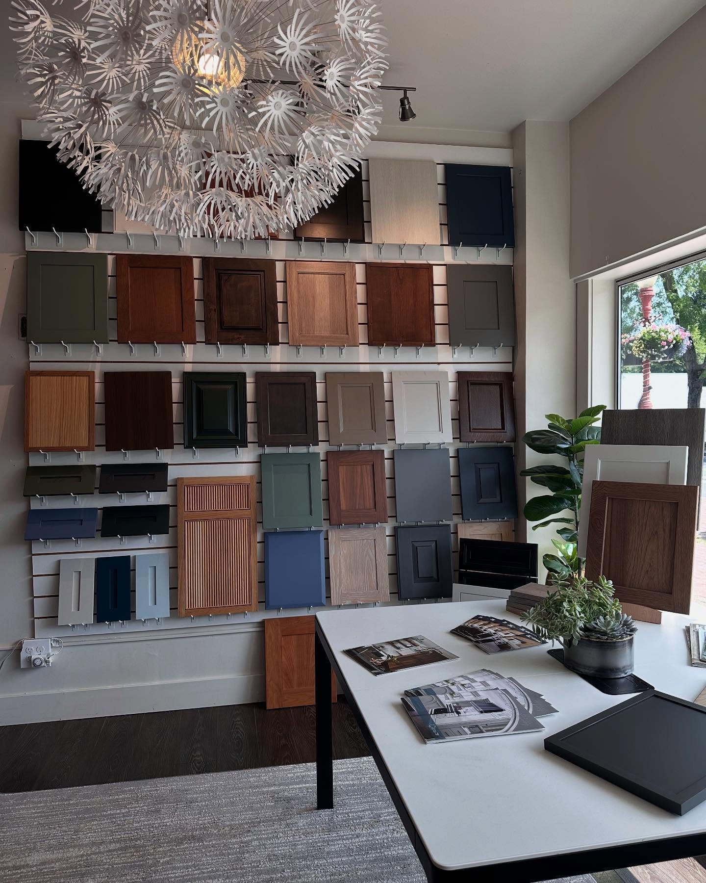 Spent an afternoon learning about custom and semi-custom cabinets, specifically for entryways, mudrooms, family rooms, indoor/outdoor kitchens and my favorite - wine rooms. 

SO many options, finishes and details, literally anything is possible! The 