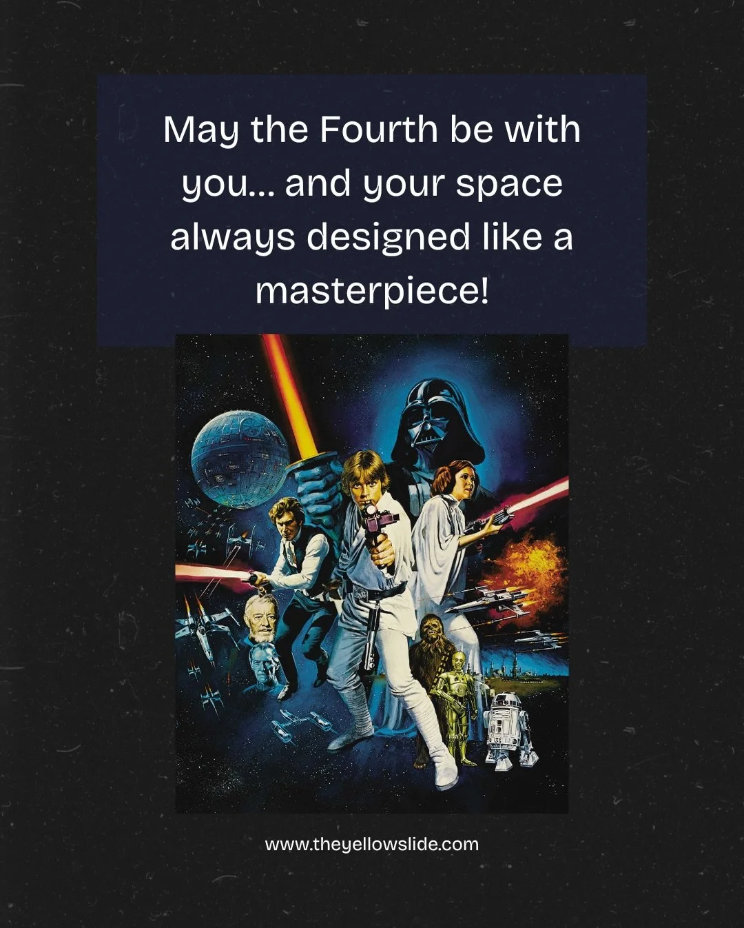 A little Star Wars, a lot of style&hellip; May the Fourth be with your space ✨

[Seattle interior designer, The Yellow Slide, interior decor, home design, PNW homes, open floor plans, virtual design makeover]