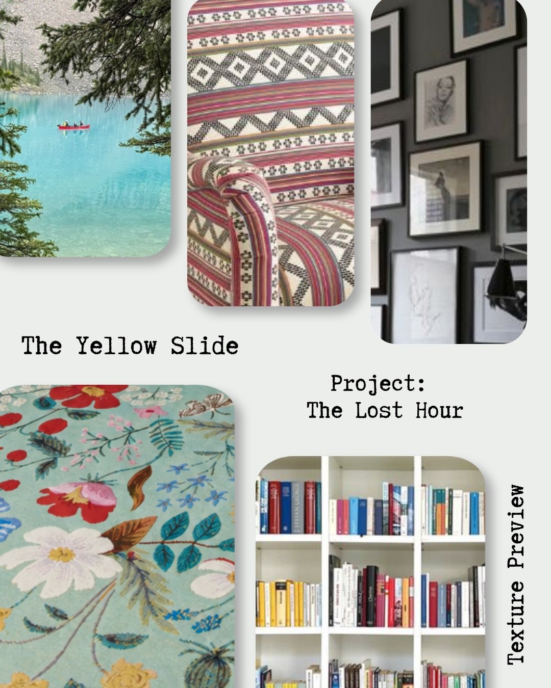 Here's the Texture Preview of my favorite type of projects - a multipurpose hobby room!

Project 'The Lost Hour' is embodies how a small space can have big impact. It is a favorite corner of the house housing multiple hobbies - reading, music, crafti