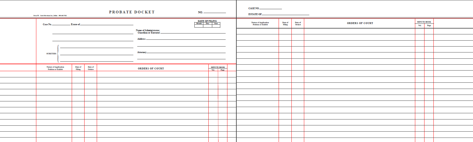 Probate Docket