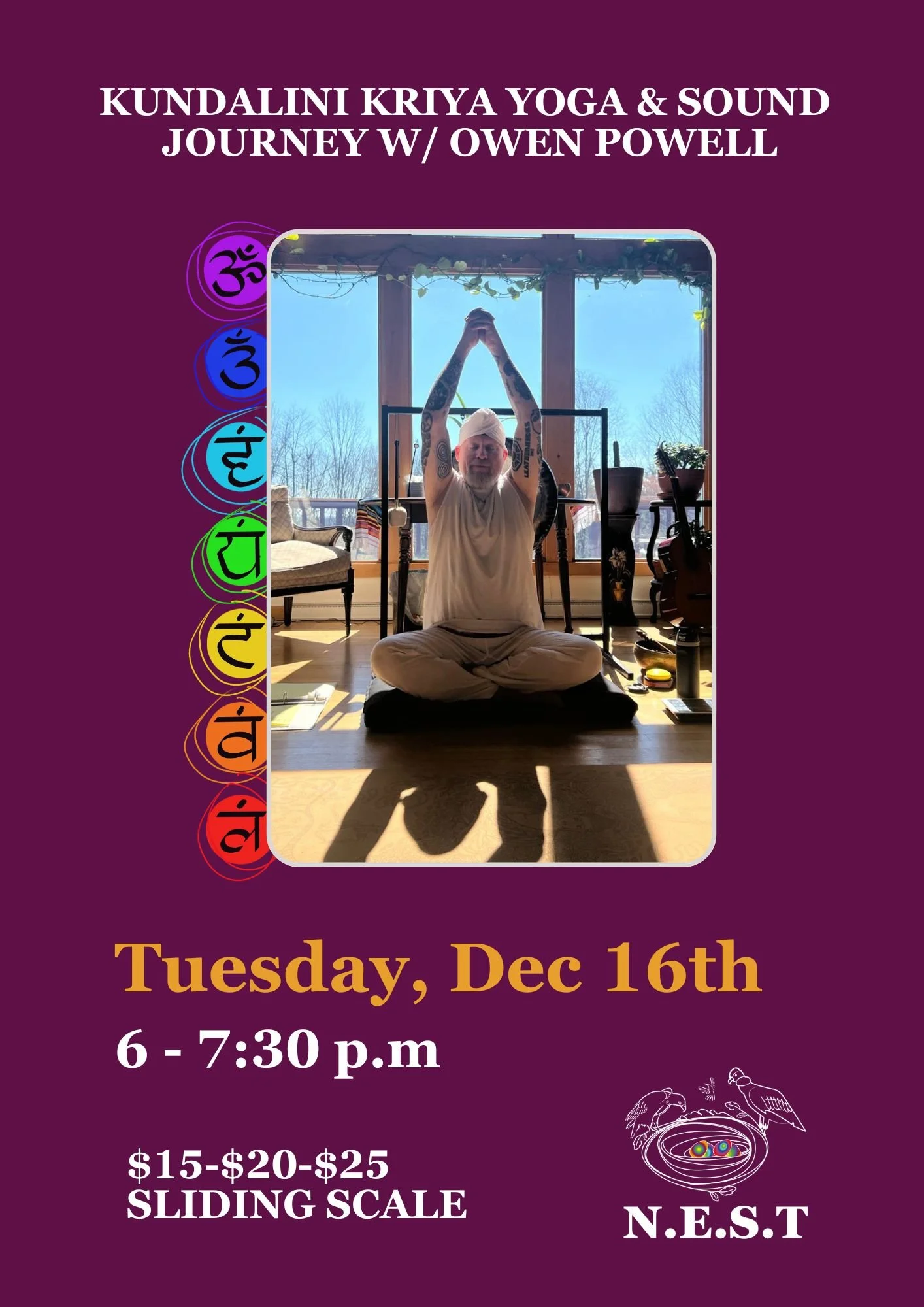 Kundalini Kriya Yoga &amp; Sound Journey w/ Owen Powell 