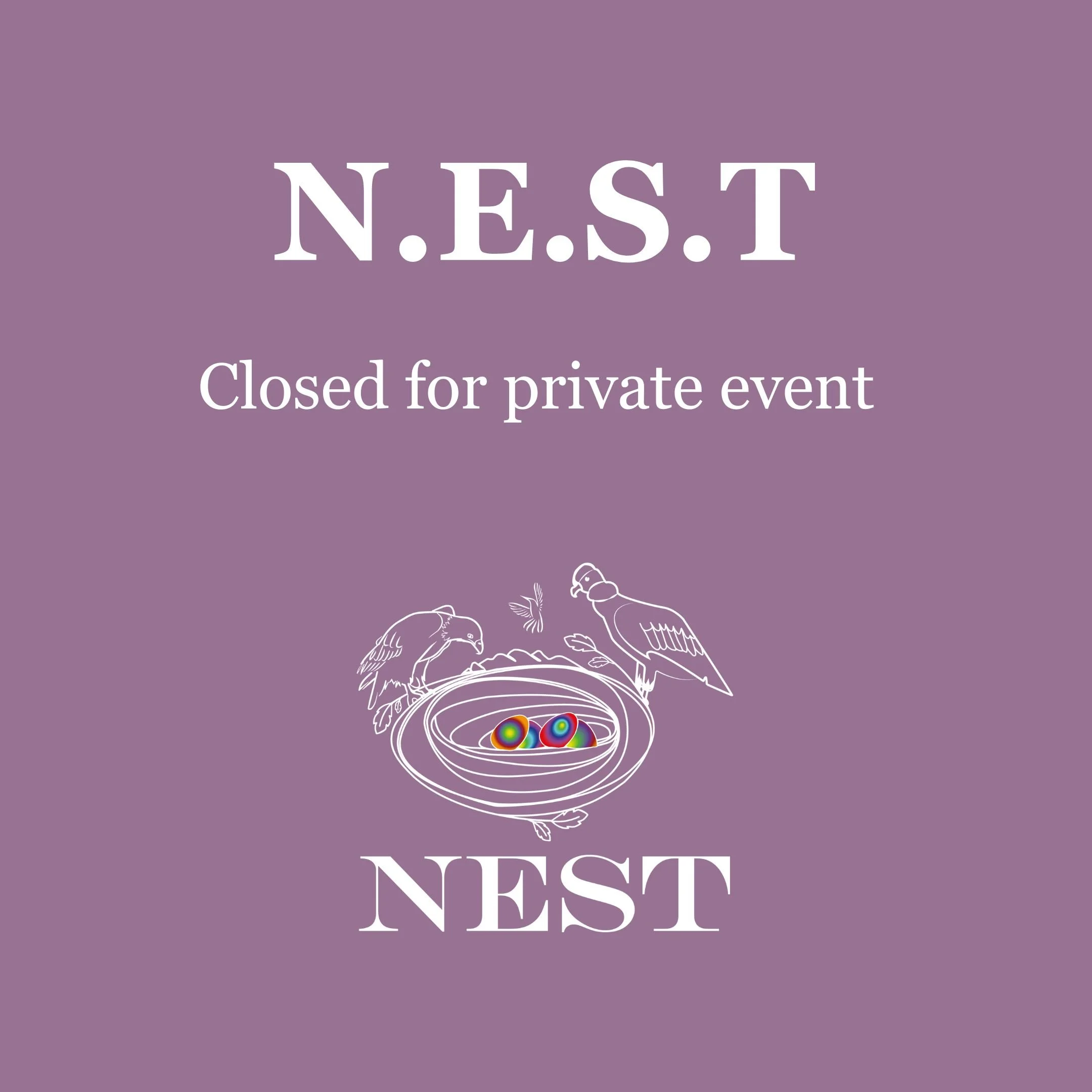 N.E.S.T. closed for private yoga retreat