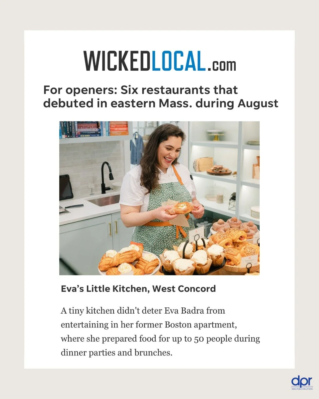 Taking a look back at some of August's most exciting new Eastern Mass restaurant openings &ndash; including @evaslittlekitchen's second location in West Concord! 👏

Thank you #WickedLocal and @jkt_1125 for the feature: https://www.wickedlocal.com/st