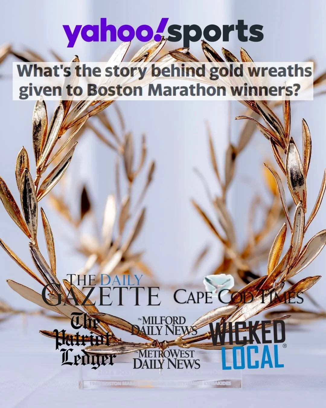 Thank you to @jkt_1125 for sharing the historic story of the gold winners&rsquo; wreaths at the Boston Marathon across several @usatoday publications 👸

Hosted by the Consul General of Greece in Boston (@greeceinboston), with the support of the Alph