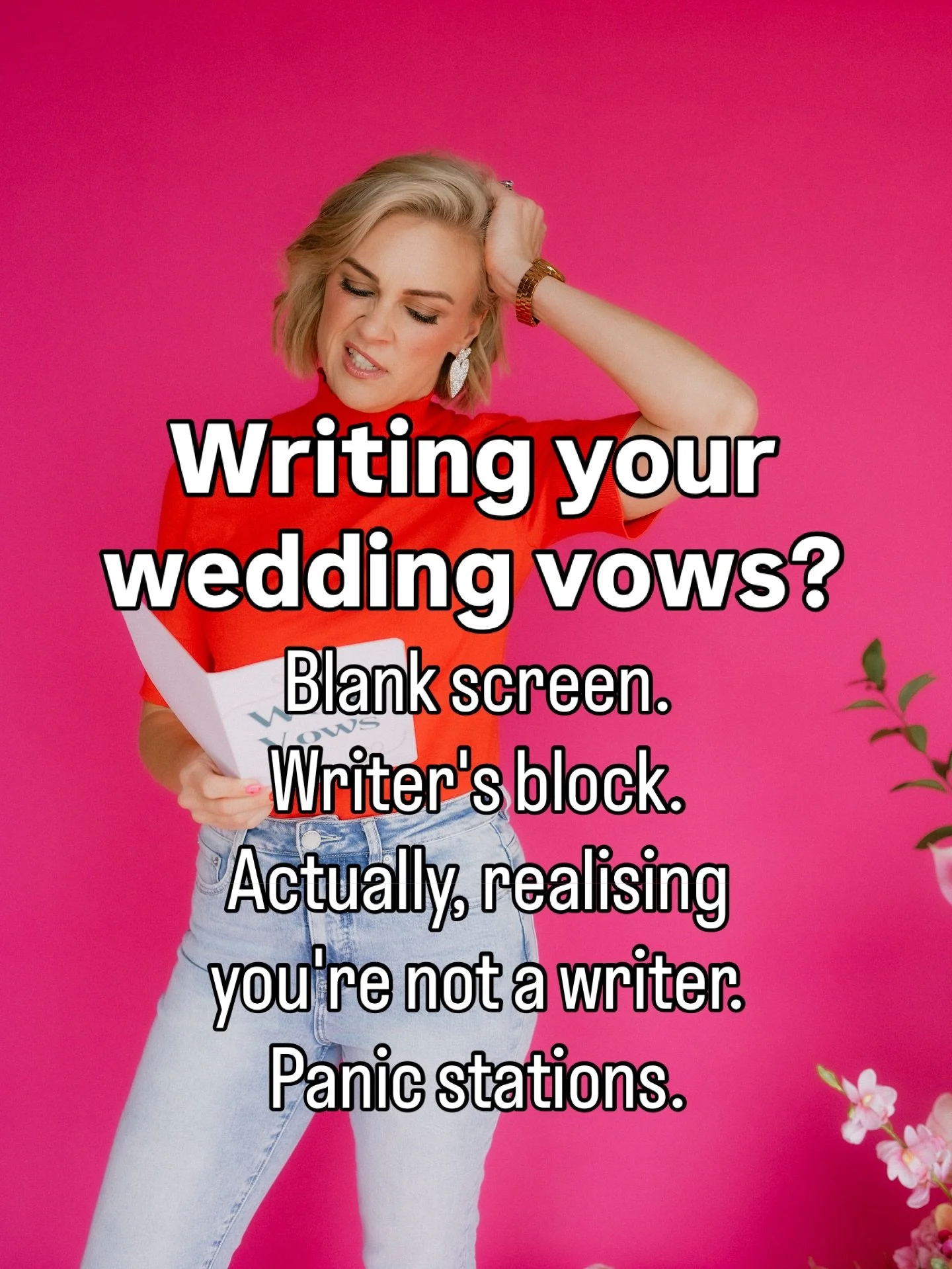 Struggling to write your vows? You&rsquo;re not alone.

You&rsquo;ve googled, scrolled Pinterest, maybe even flirted with ChatGPT&hellip;
But it all just feels a bit meh 🙃

✨ Enter: Cupid &ndash; your vow-writing secret weapon.
Sweet. Smart. And lan