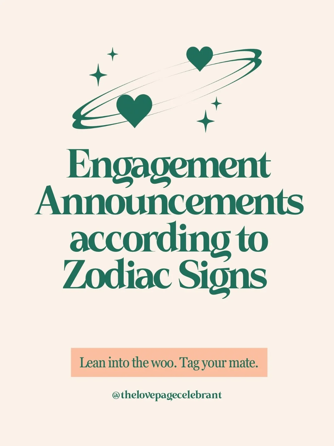 It's that time of the year: social feeds are filling with happy couples presenting a hand adorned with a bit o sparkly new bling! 💍 
It is well and truly engagement season. Christmas to New Year. And according to the stars, here's how you probably m