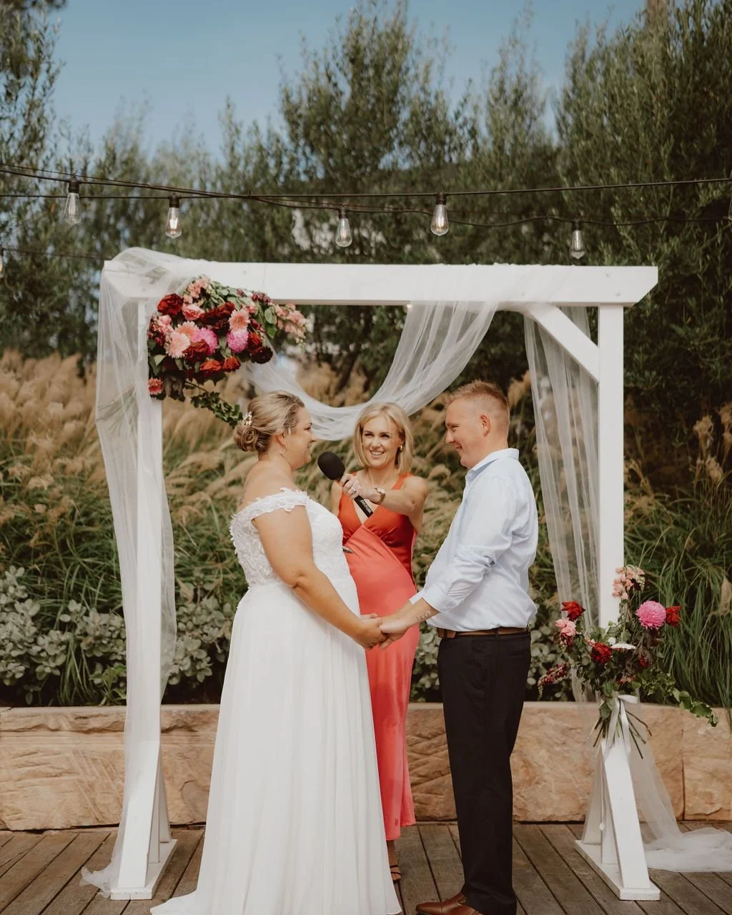 "Bec was open to doing something different, and it turned out perfectly." 🥹

Would you believe I met this pair at a wedding expo back in 2023? We hit it off so easily, I just loved their company. As they navigated their wedding planning op