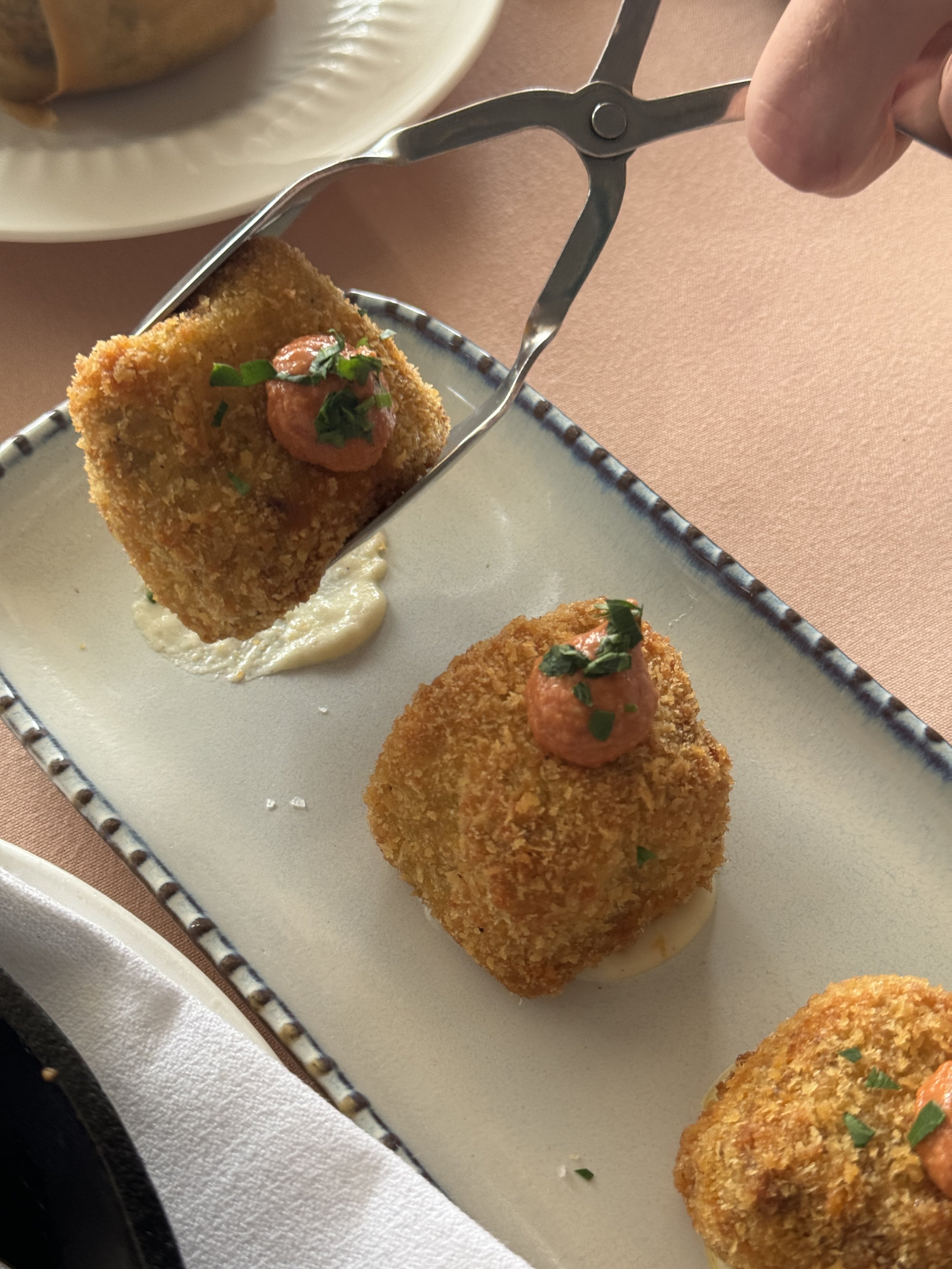 Mousakas croquettes, Akti, Woolloomoolloo, Sydney Souvlakination Guide to Greek food in Sydney Sydney's best Greek restaurants where to eat Greek food in Sydney