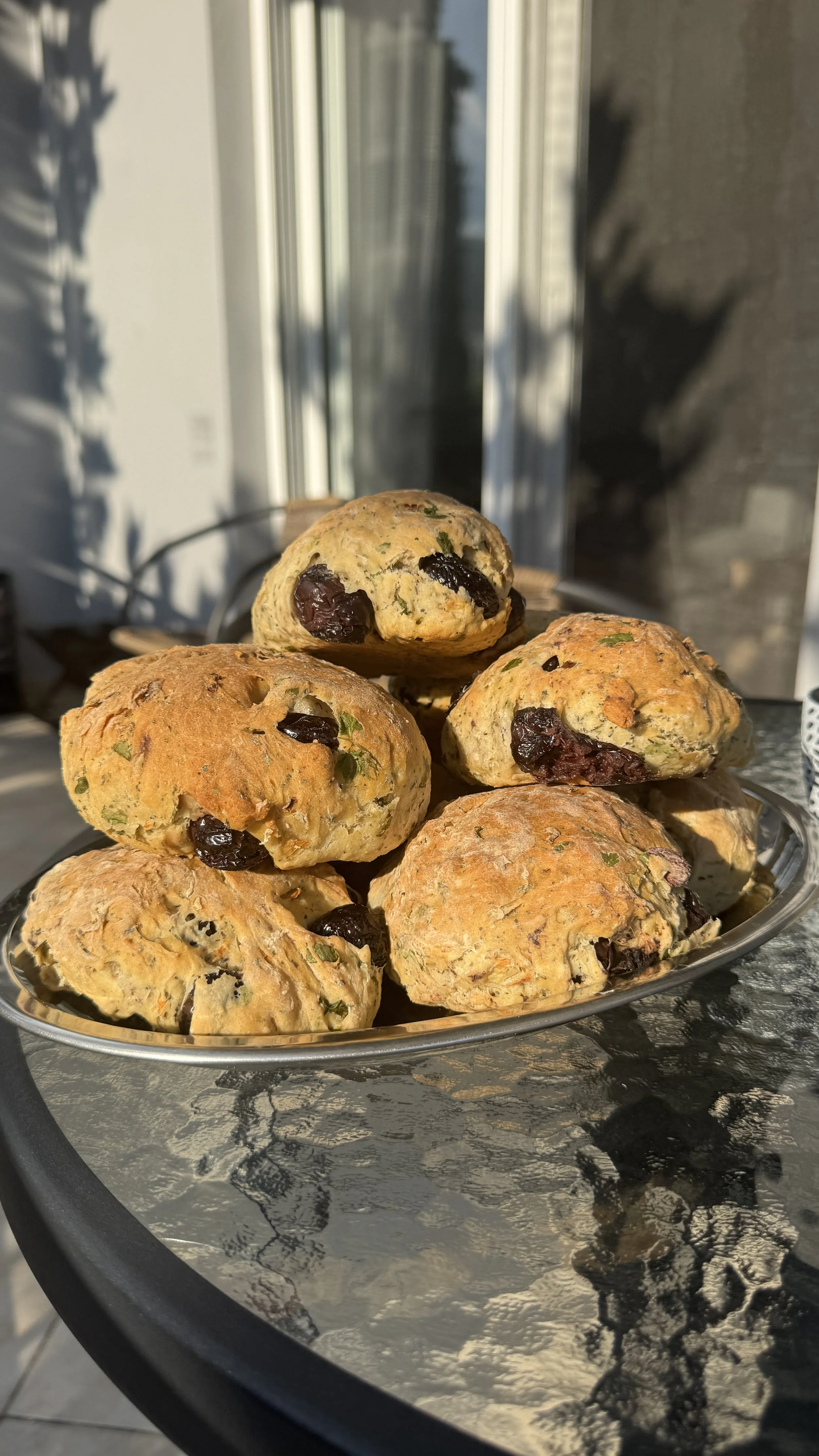 Cypriot village eliopittes or eliottes: Yiayia’s olive breads recipe