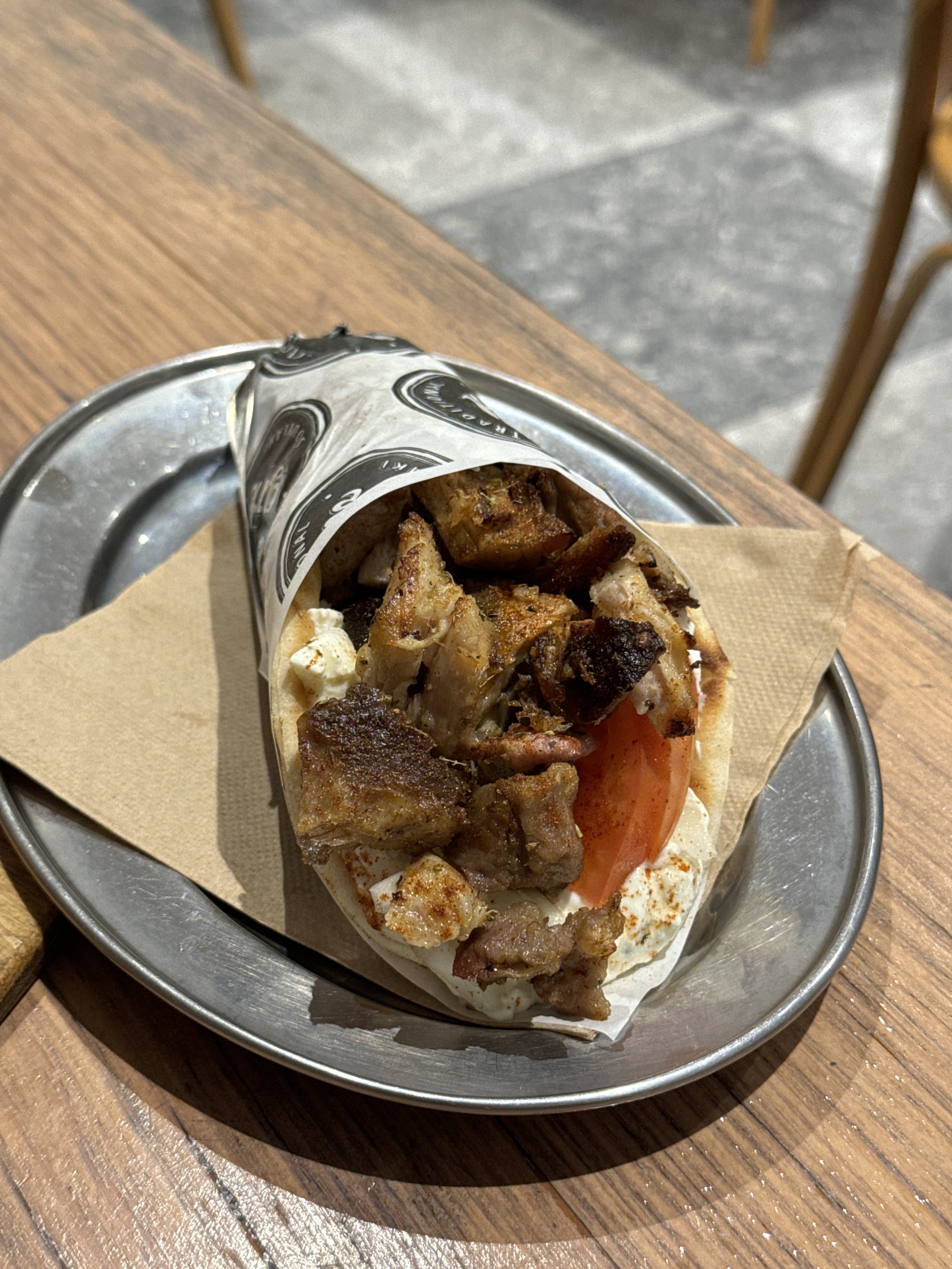 Pitogyro kontosouvli, Homer, Cronulla, Sydney Souvlakination Guide to Greek food in Sydney Sydney's best Greek restaurants where to eat Greek food in Sydney