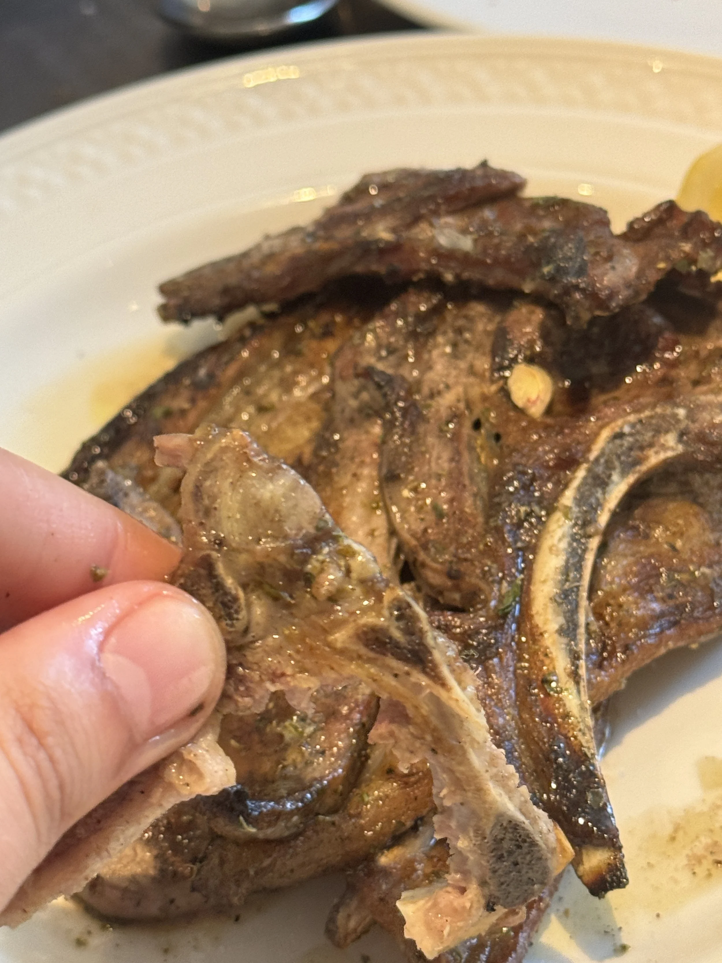 Lamb chops Zylia Taverna, Greek Cypriot taverna, Covent Garden, London, Nick Molyviatis Barry Karacostas Souvlakination Zylia review Greek restaurants London, Greek food London, Cypriot food London