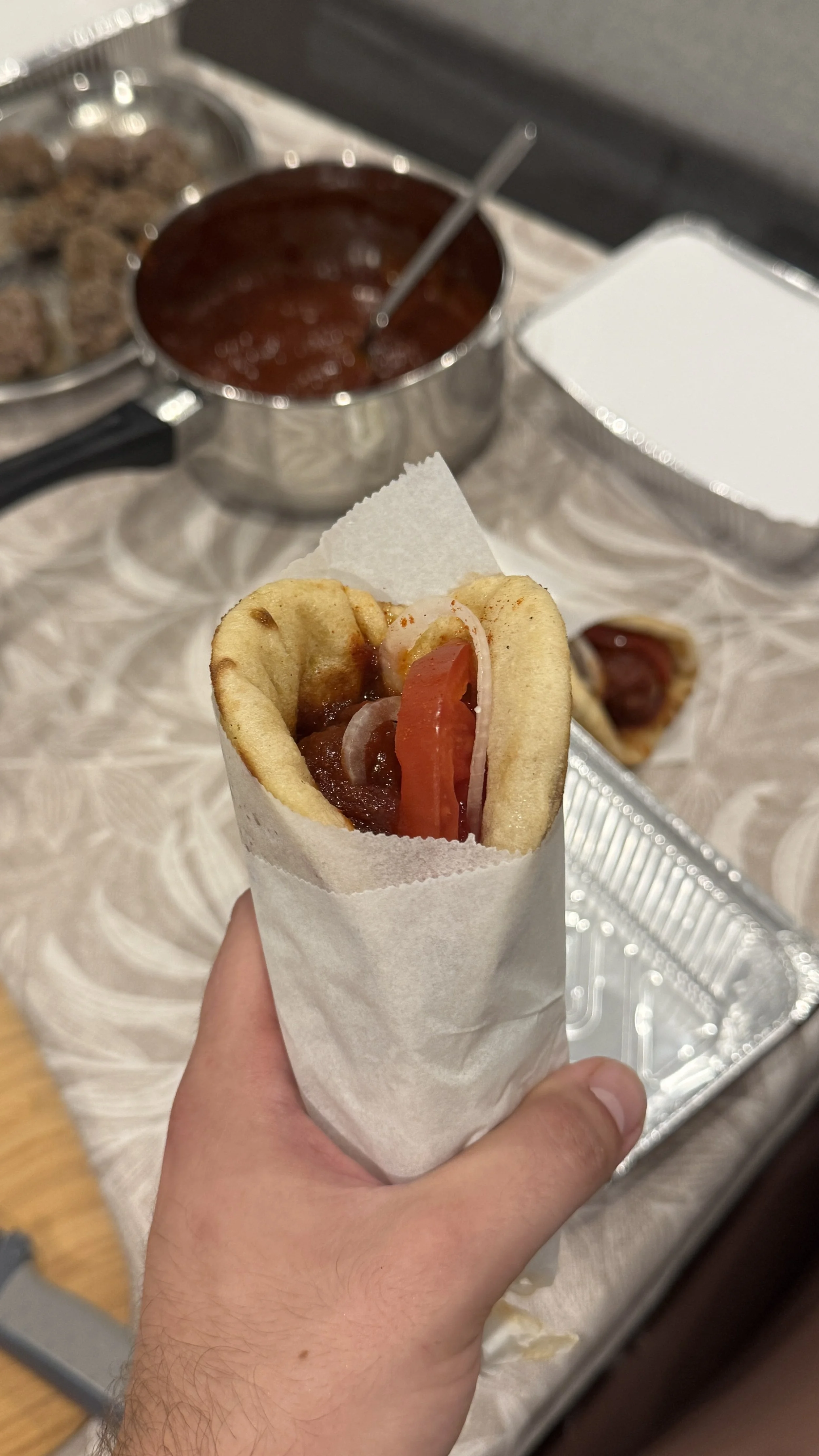 Traditional Athenian bifteki tylichto recipe with traditional homemade tomato saltsa - Souvlakination Recipes - traditional Greek food recipes