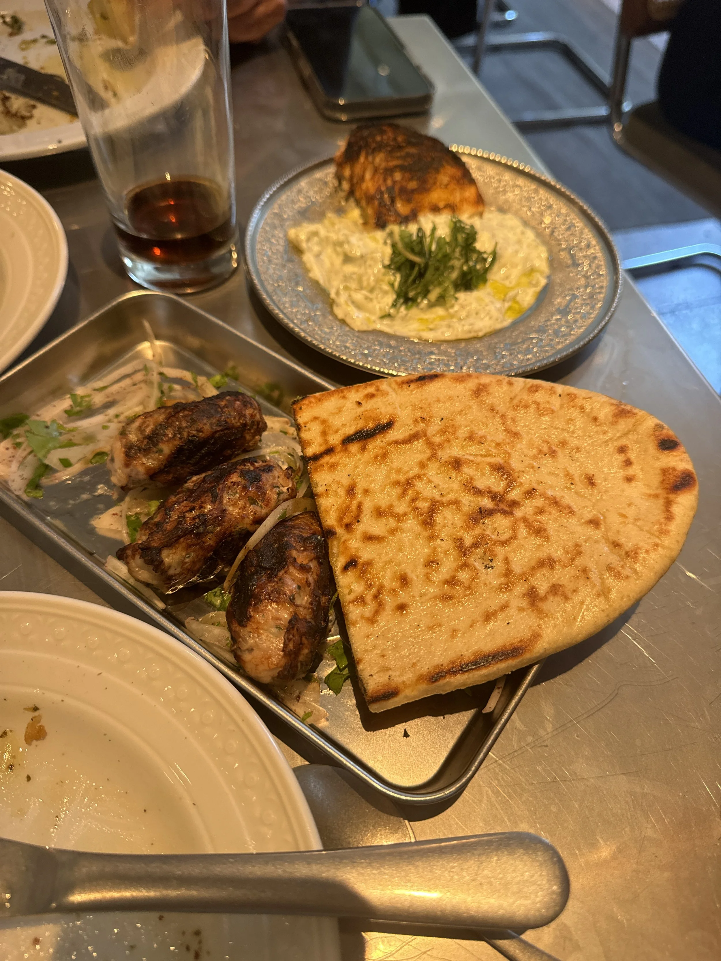 Cypriot pitta, Zylia Taverna, Greek Cypriot taverna, Covent Garden, London, Nick Molyviatis Barry Karacostas Souvlakination Zylia review Greek restaurants London, Greek food, Cypriot food London