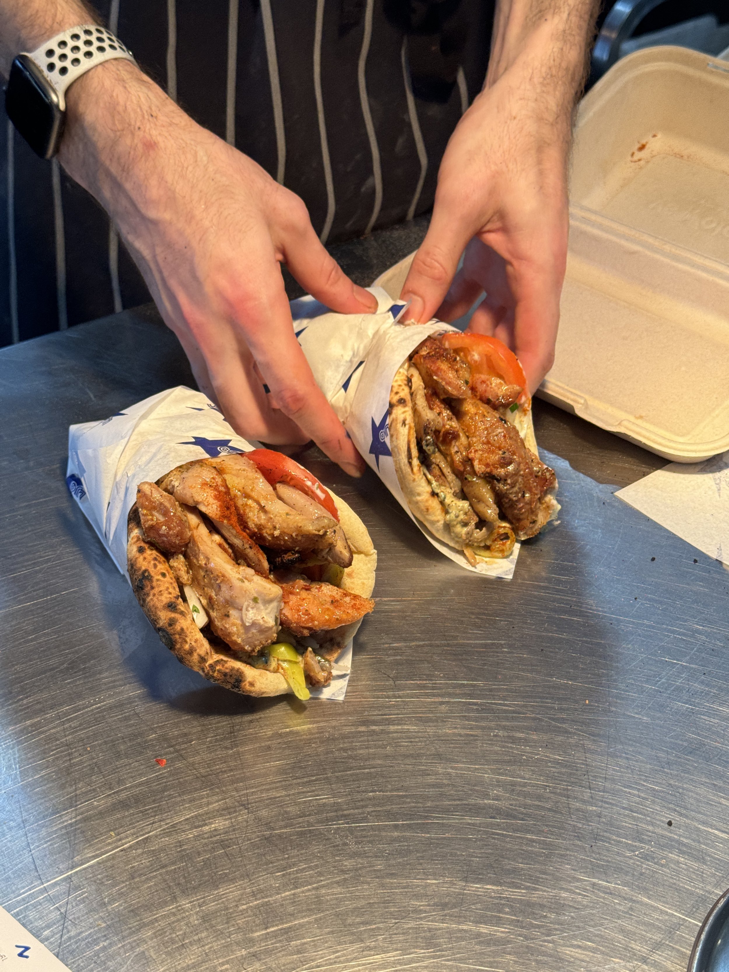 Gyros at Olympic Meats, Marrickville Souvlakination Guide to Greek food in Sydney Sydney's best Greek restaurants where to eat Greek food in Sydney