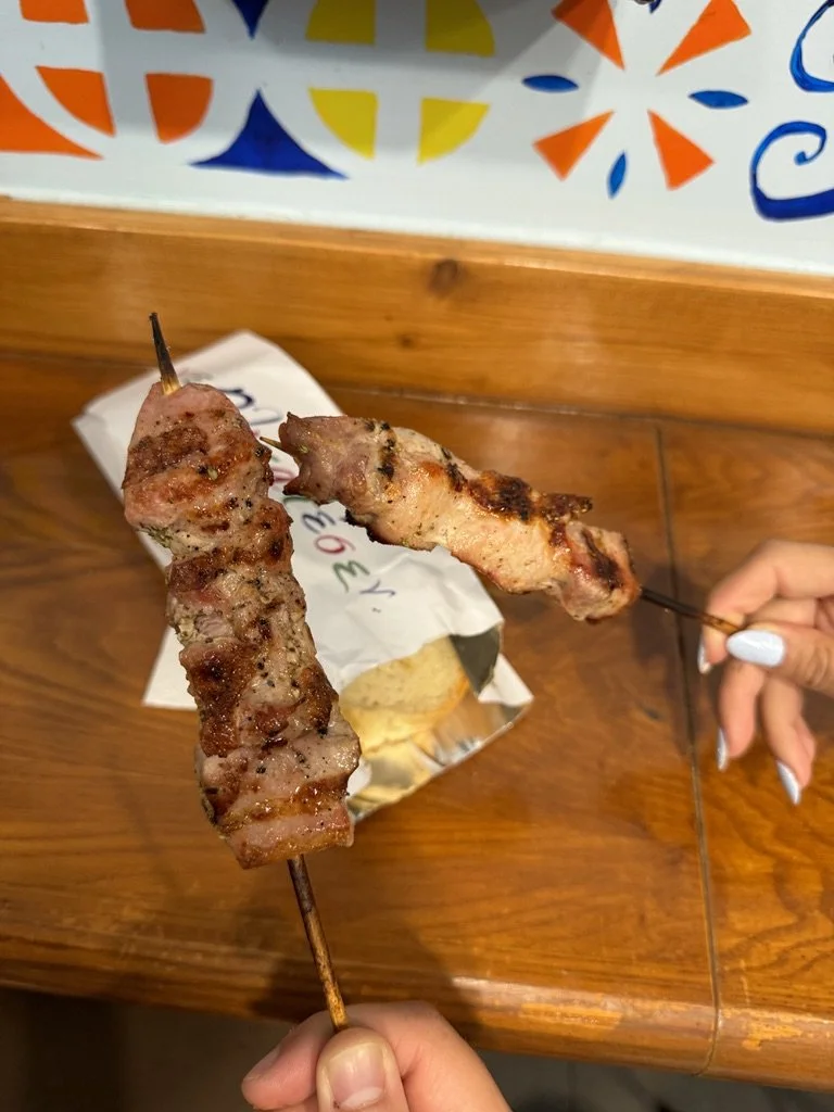 Souvlaki and souvlouri at Derlicatessen souvlakia in Thessaloniki, Thessaloniki Guide where to eat in Thessaloniki souvlakia in Thessaloniki restaurants in Thessaloniki