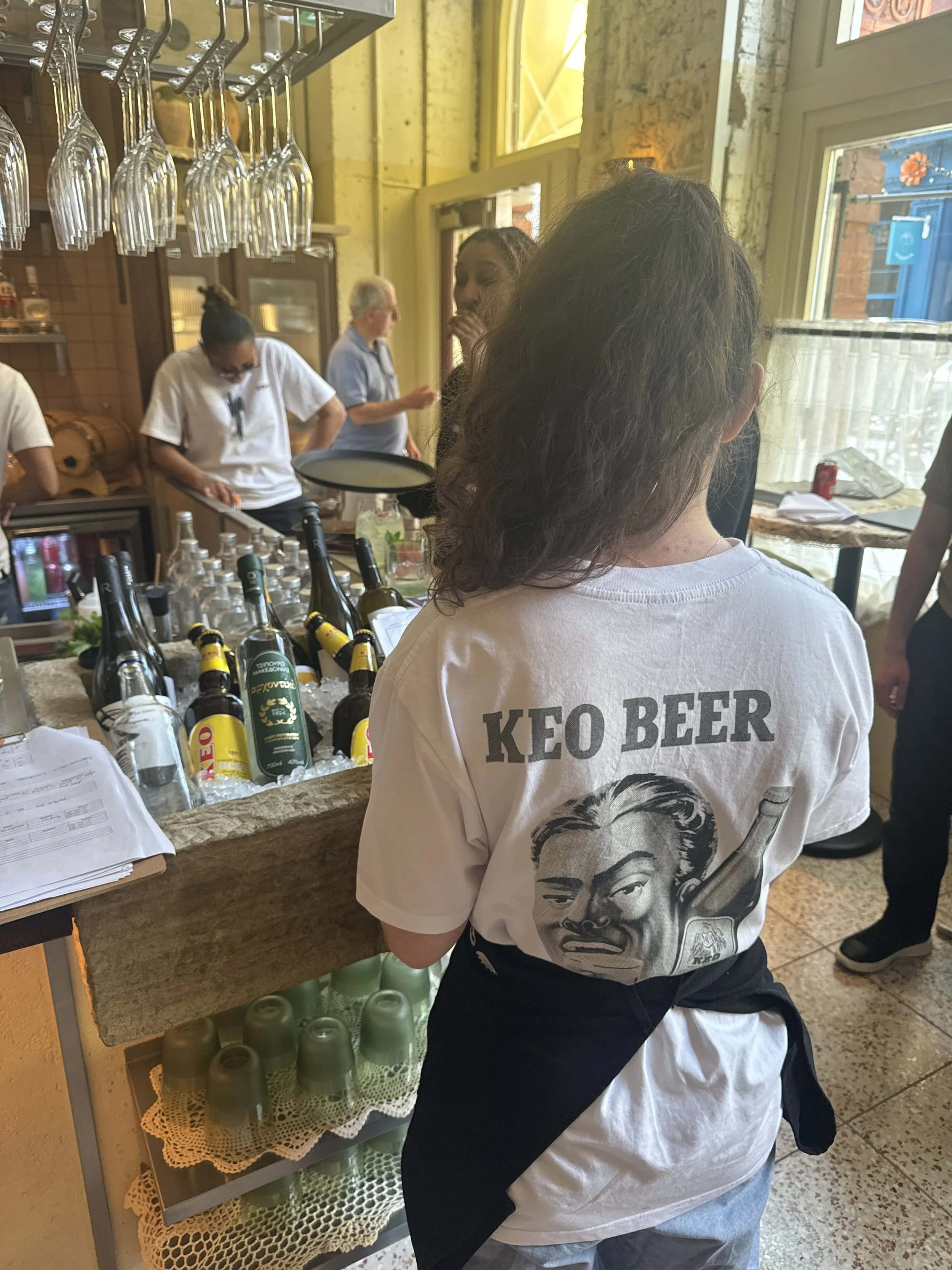 Keo Beer Zylia Taverna, Greek Cypriot taverna, Covent Garden, London, Nick Molyviatis Barry Karacostas Souvlakination Zylia review Greek restaurants London, Greek food London, Cypriot food London