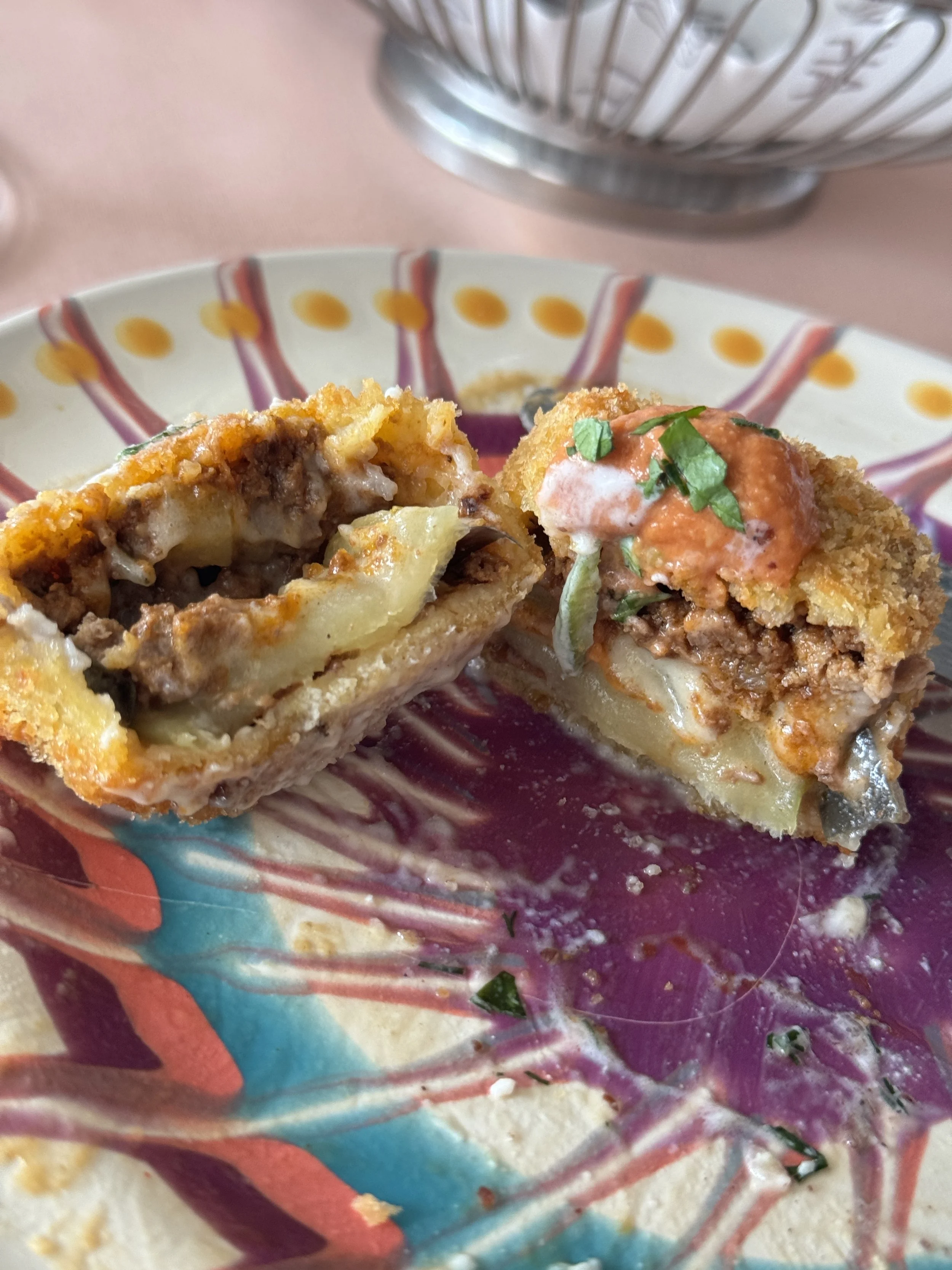Mousakas croquettes, Akti, Woolloomoolloo, Sydney Souvlakination Guide to Greek food in Sydney Sydney's best Greek restaurants where to eat Greek food in Sydney