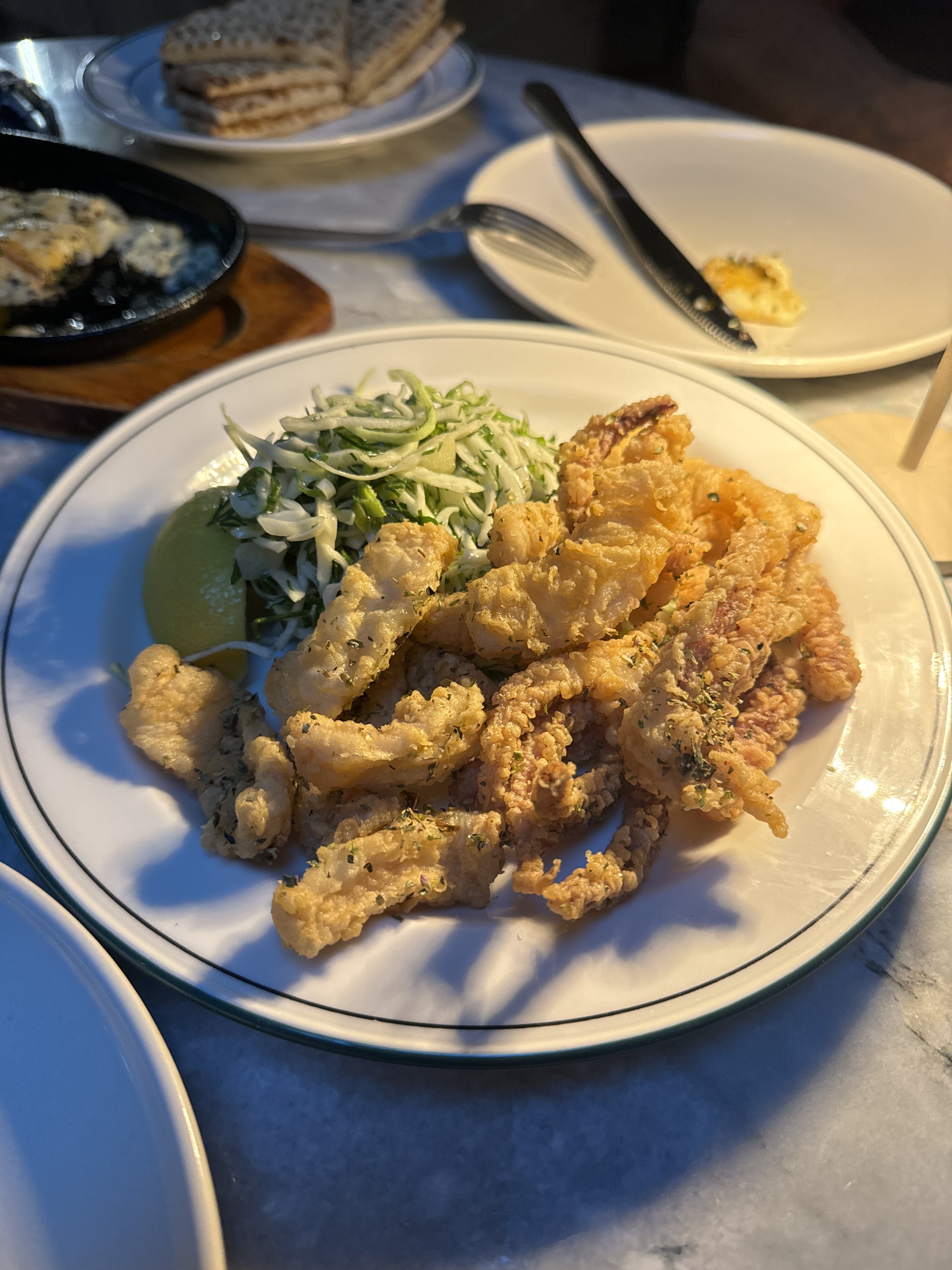 Calamari - 10 Greek Plates, Melbourne - Where to eat Greek food in Melbourne - Greek food in Melbourne - Cypriot food in Melbourne - Greek food in Australia - Souvlakination Guide