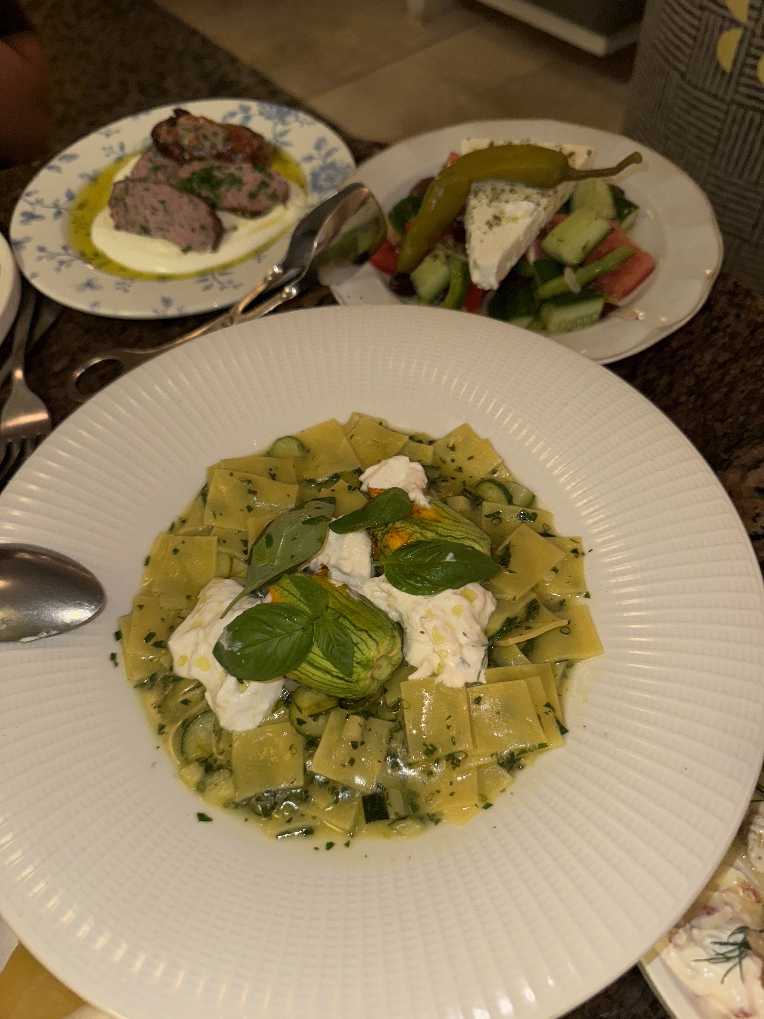 Hilopites, sheftalia and Greek salad, Etheus, Bondi, Sydney Souvlakination Guide to Greek food in Sydney Sydney's best Greek restaurants where to eat Greek food in Sydney